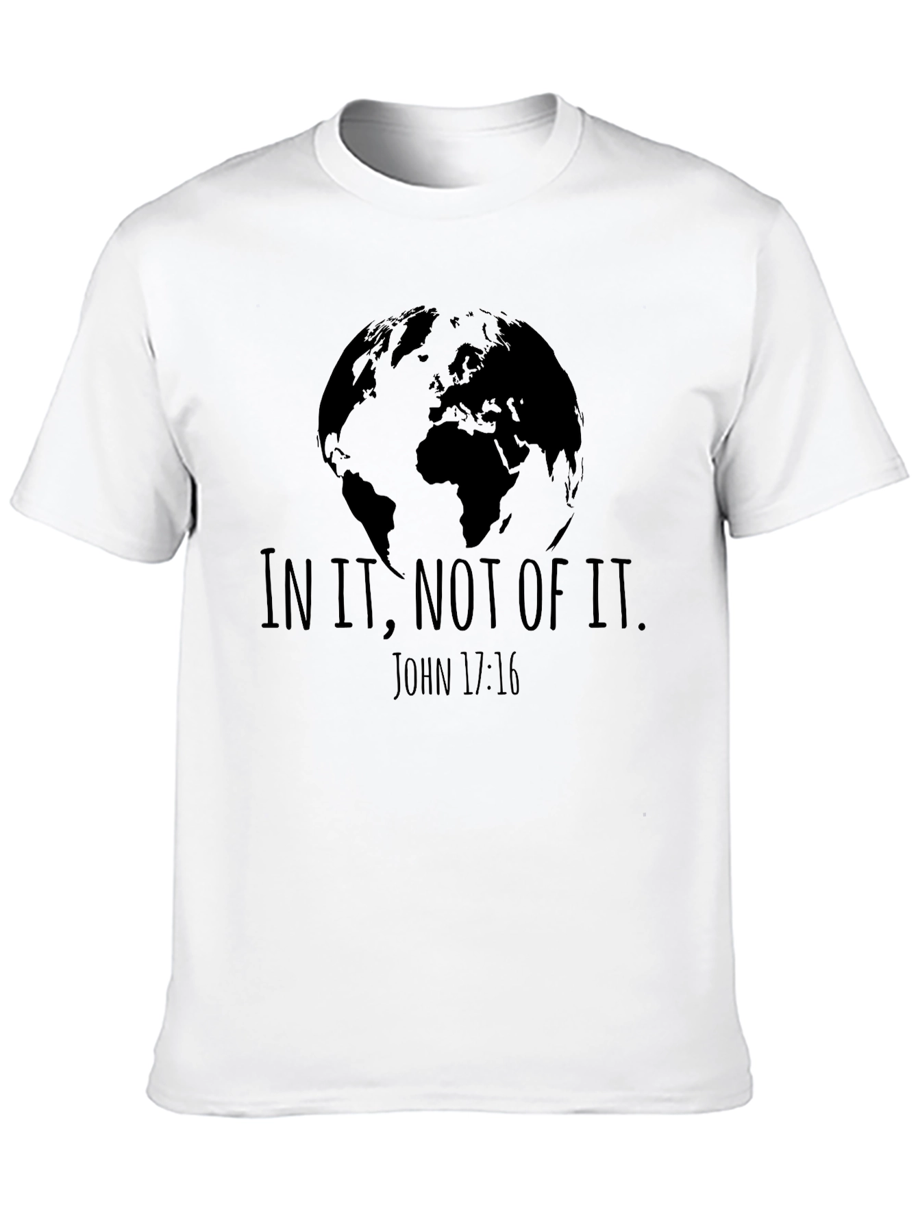 In It Not Of It Globe Graphic T-Shirt