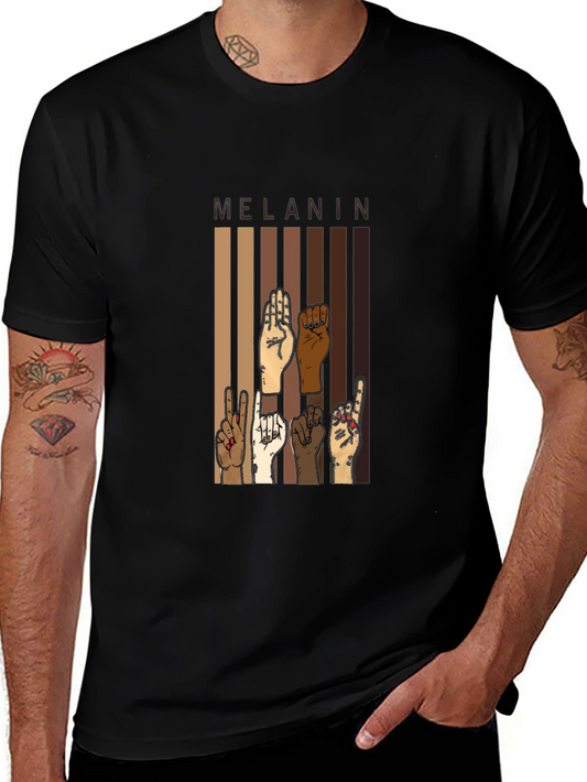 Melanin Pride T-Shirt - Black Power Fist Tee