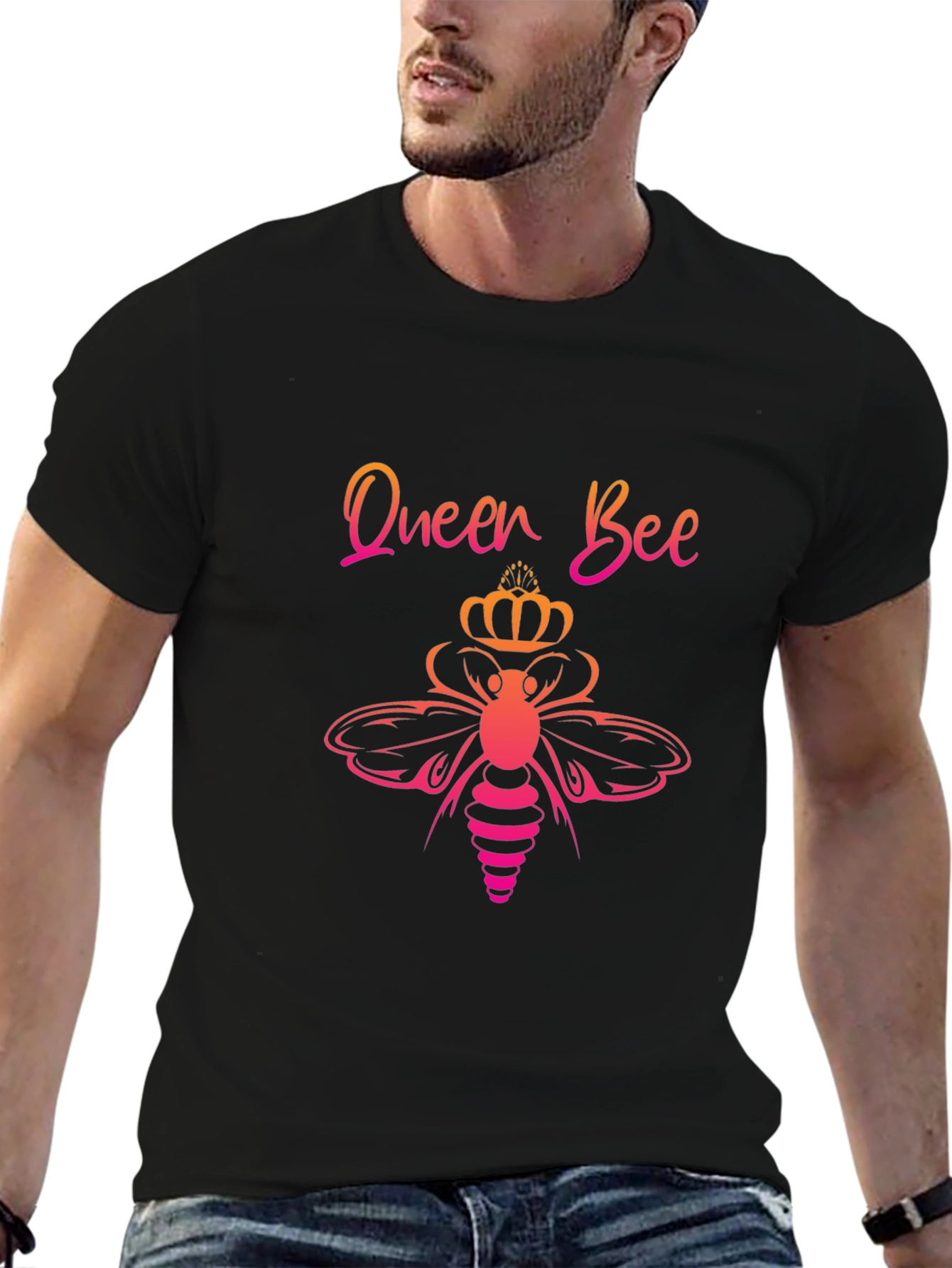 Queen Bee Graphic T-Shirt - Trendy Casual Tee