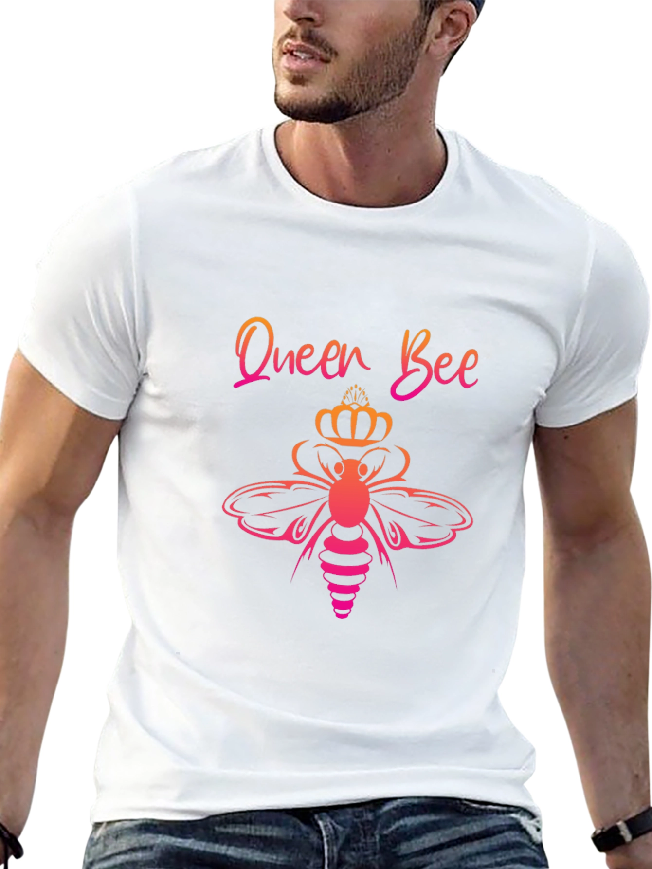 Queen Bee Graphic T-Shirt - Trendy Casual Tee