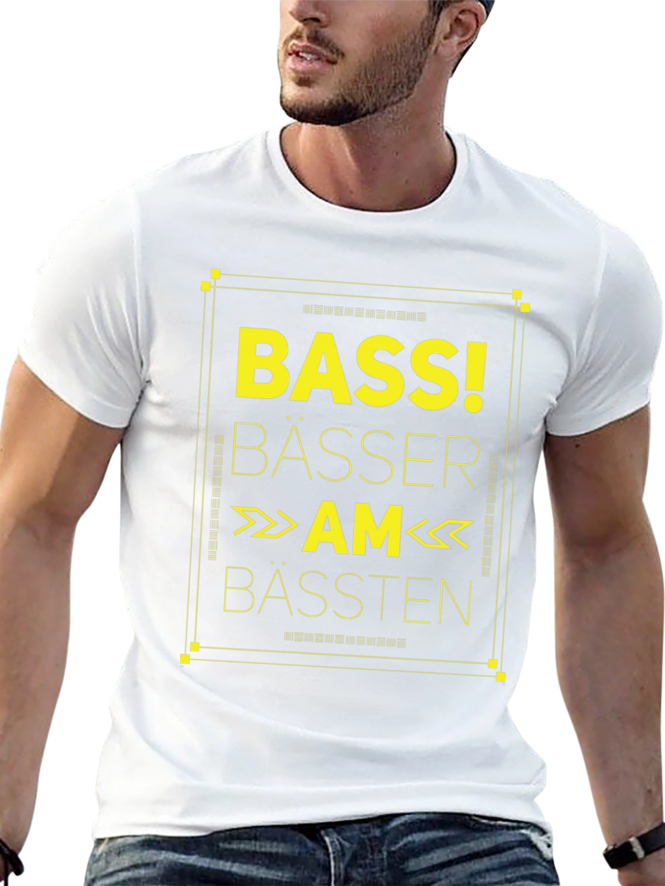 Bass! Bässer Am Bässten Black T-Shirt