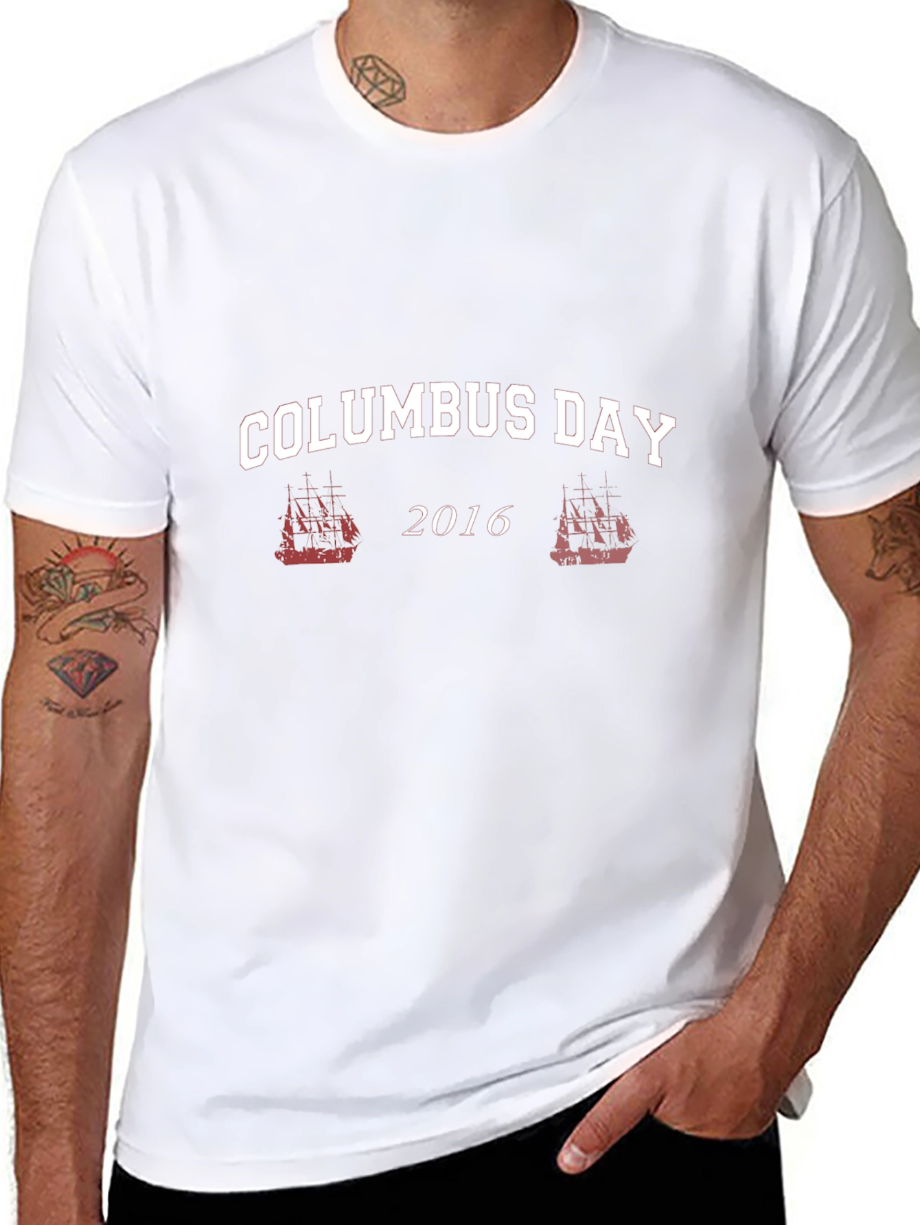 Columbus Day 2016 T-Shirt - Black