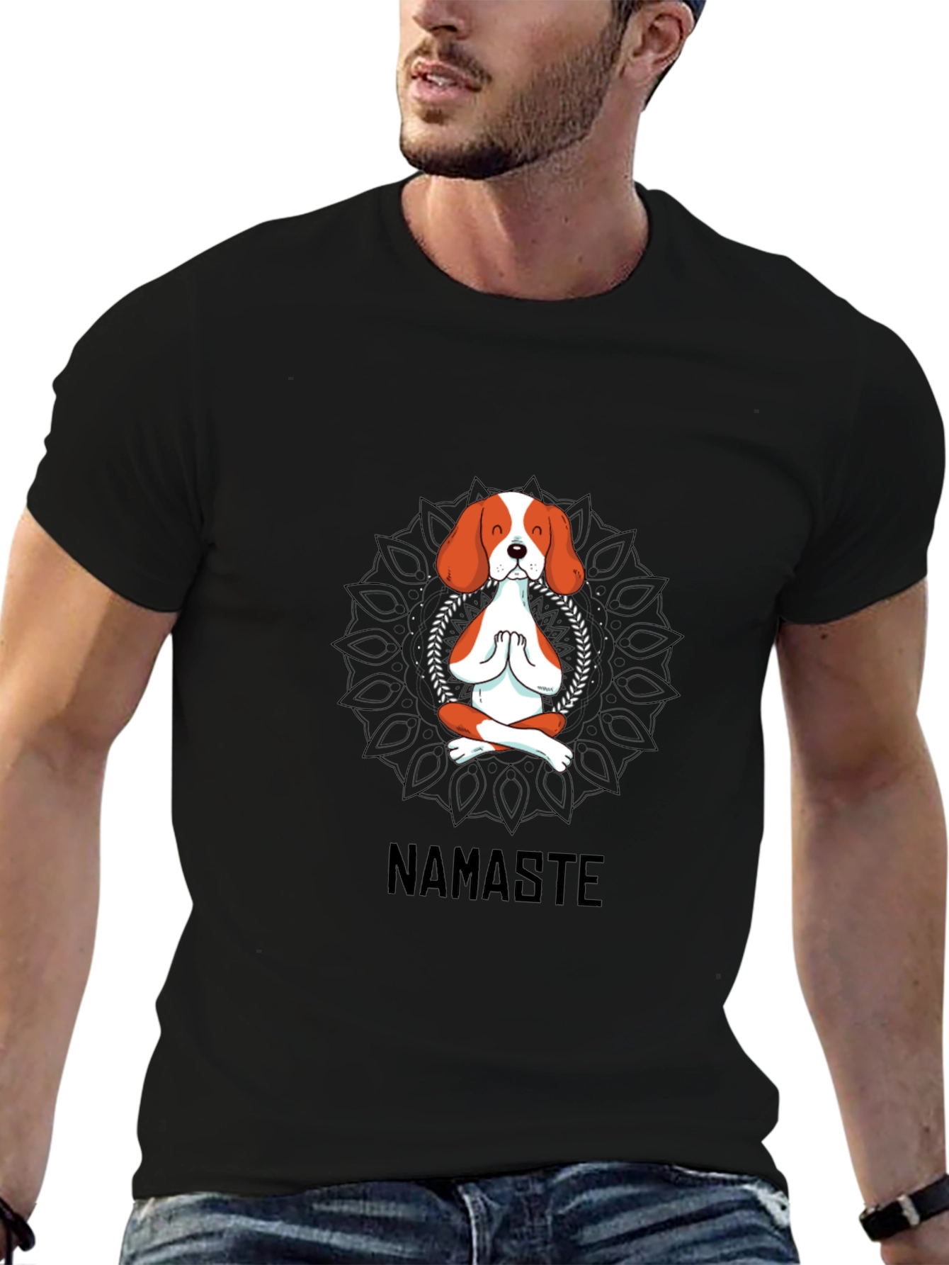 Yoga Dog Namaste T-Shirt