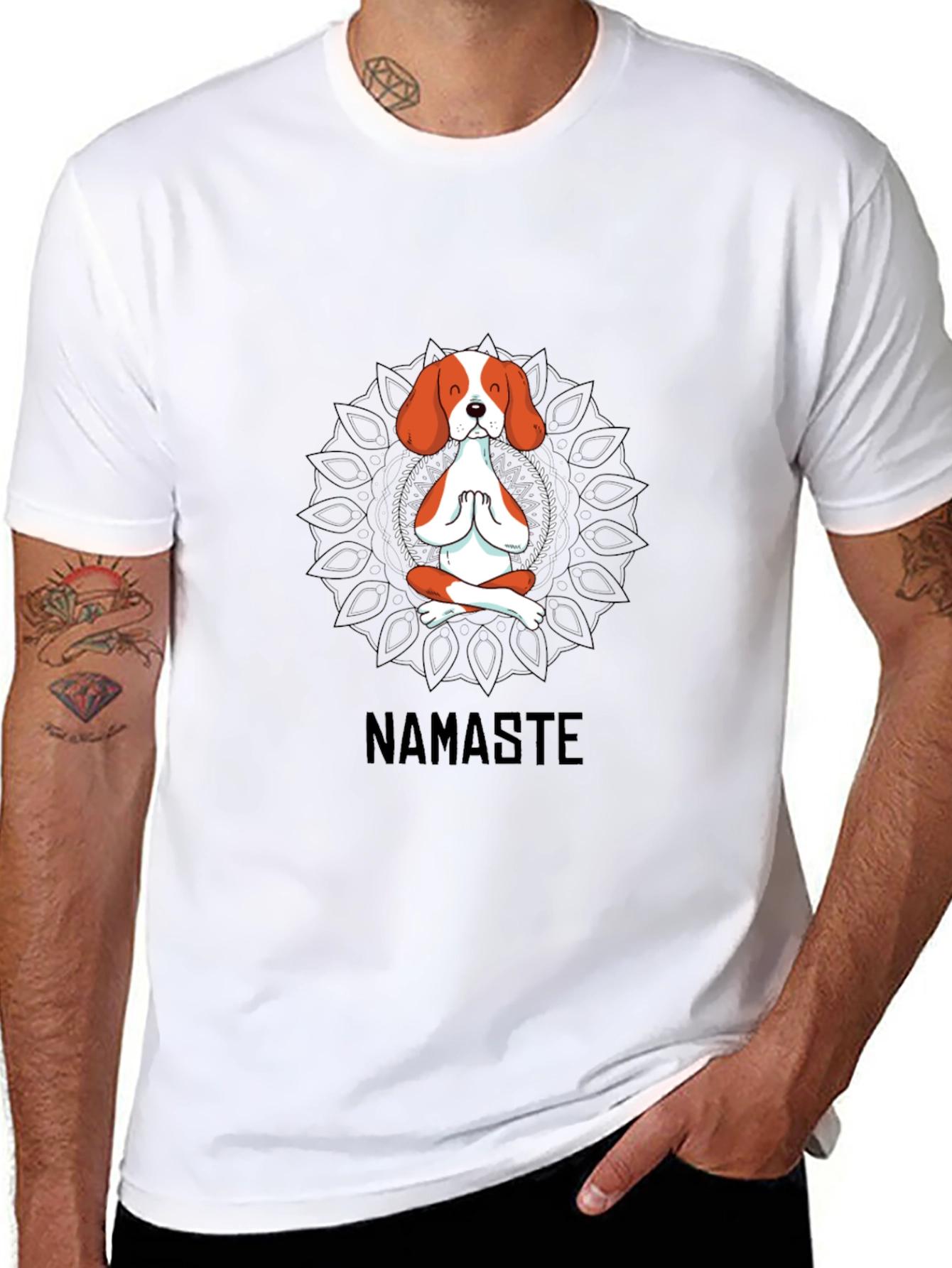 Yoga Dog Namaste T-Shirt