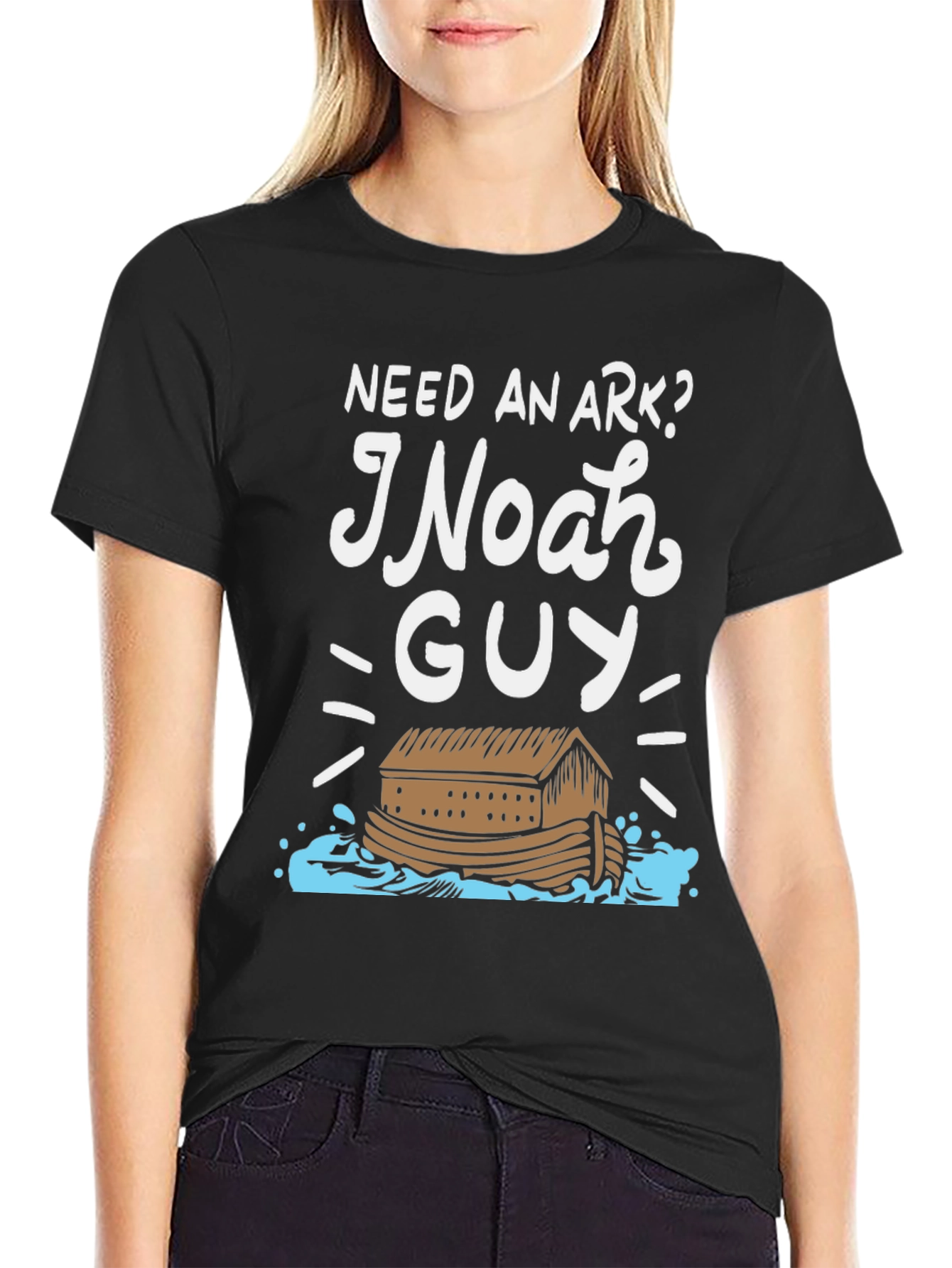 Noah Guy Graphic T-Shirt - Need An Ark?