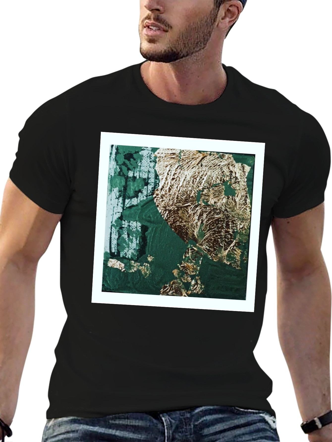 Abstract Art Print T-Shirt - Modern Graphic Tee
