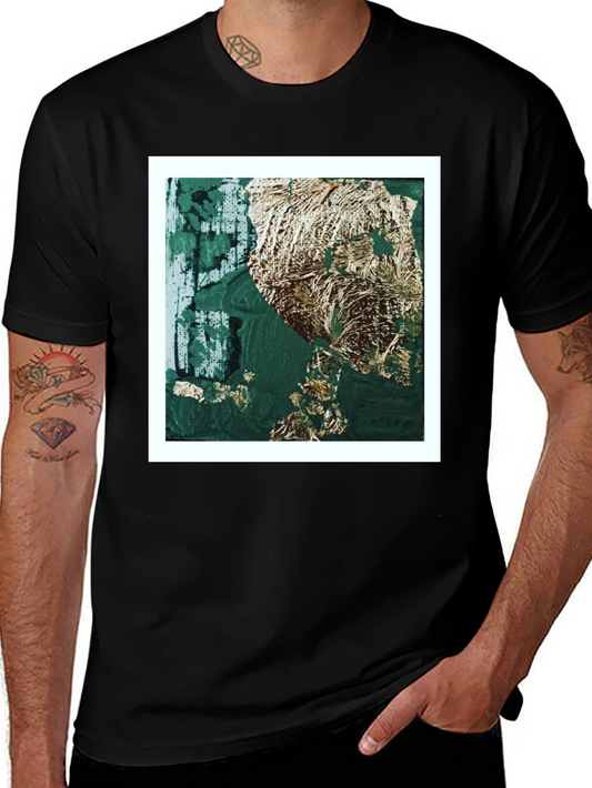 Abstract Art Print T-Shirt - Modern Graphic Tee