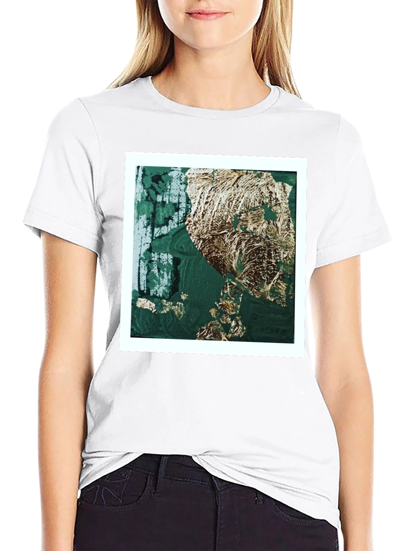 Abstract Art Print T-Shirt - Modern Graphic Tee