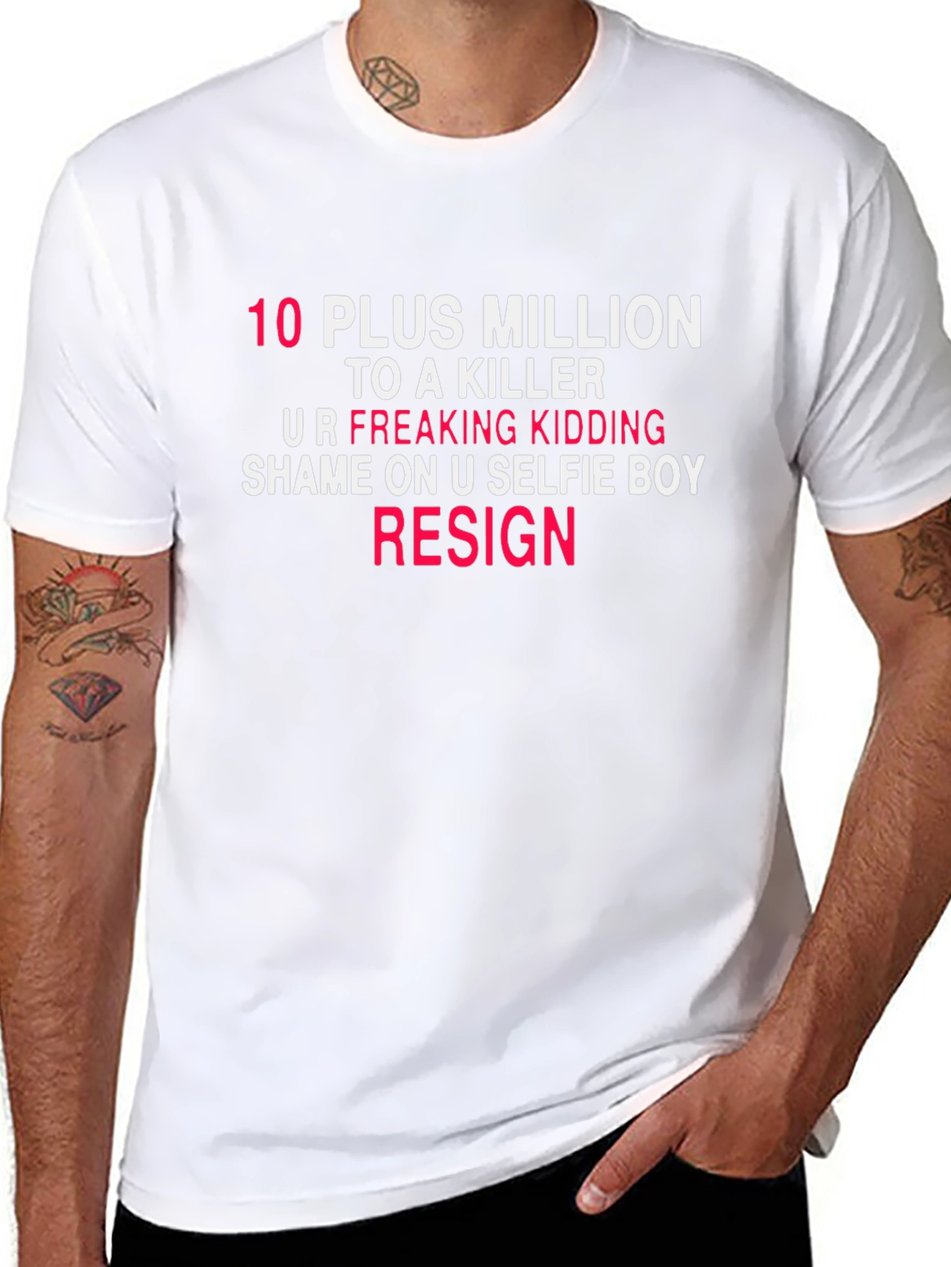 Resign Graphic T-Shirt - Unisex Statement Tee