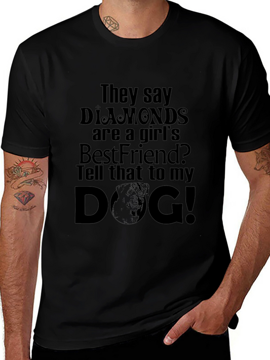 Diamonds are a Girls Best Friend? Dog T-Shirt