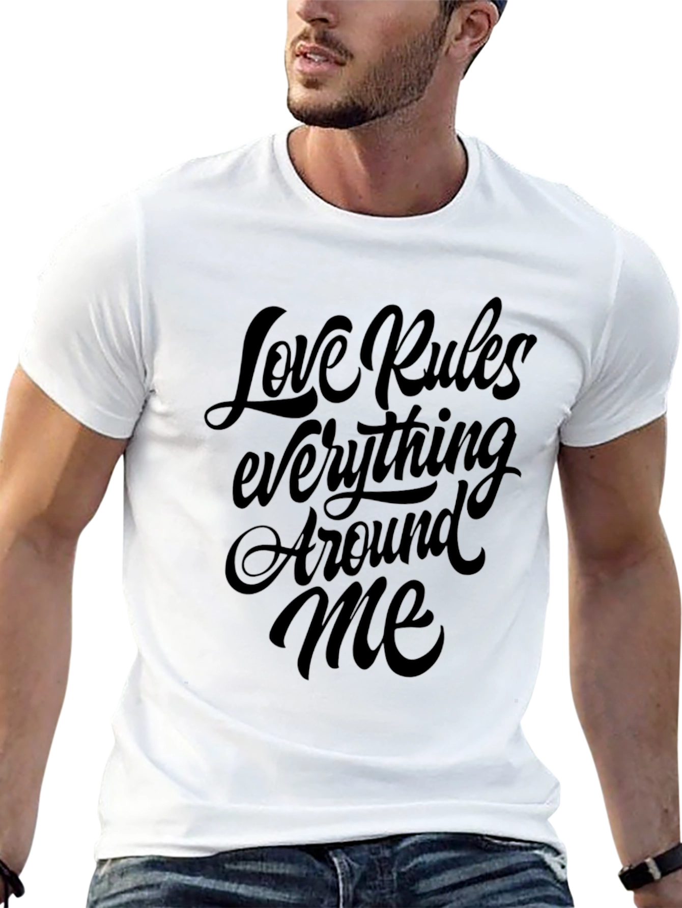 Love Rules Everything Around Me Graphic Tee