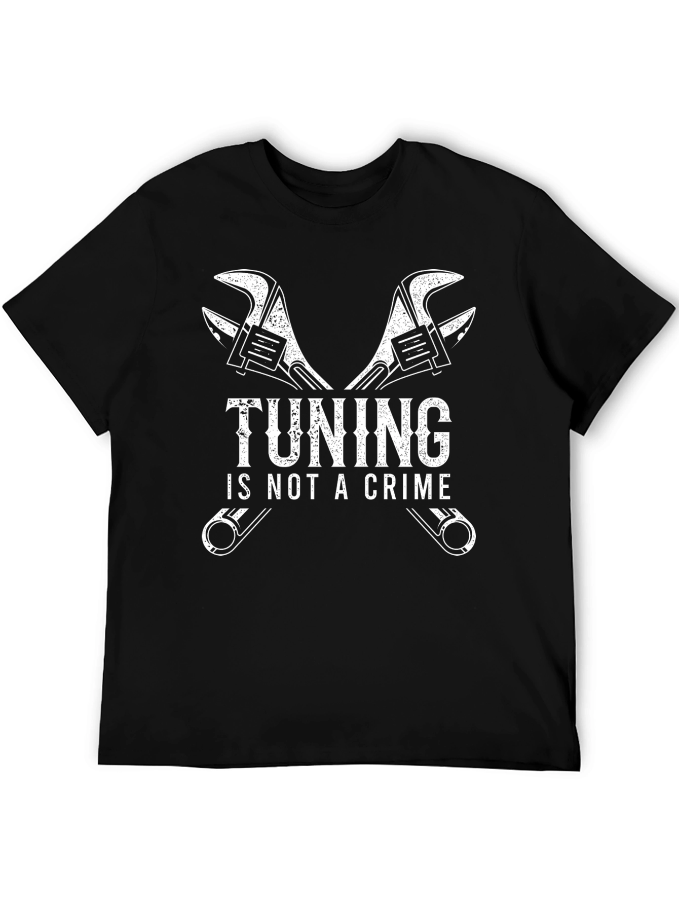 Tuning Is Not A Crime Mechanic Wrench T-Shirt