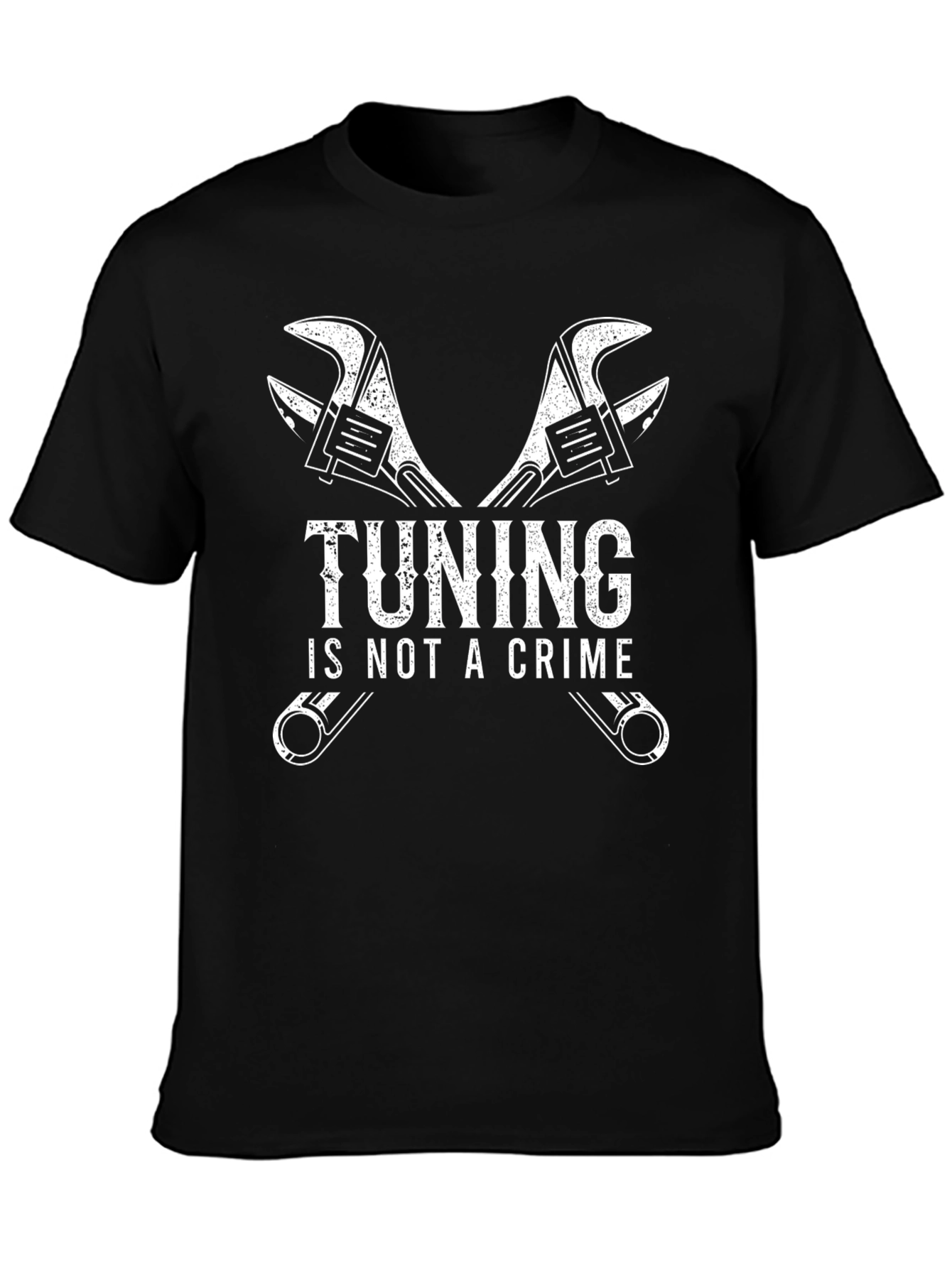Tuning Is Not A Crime Mechanic Wrench T-Shirt