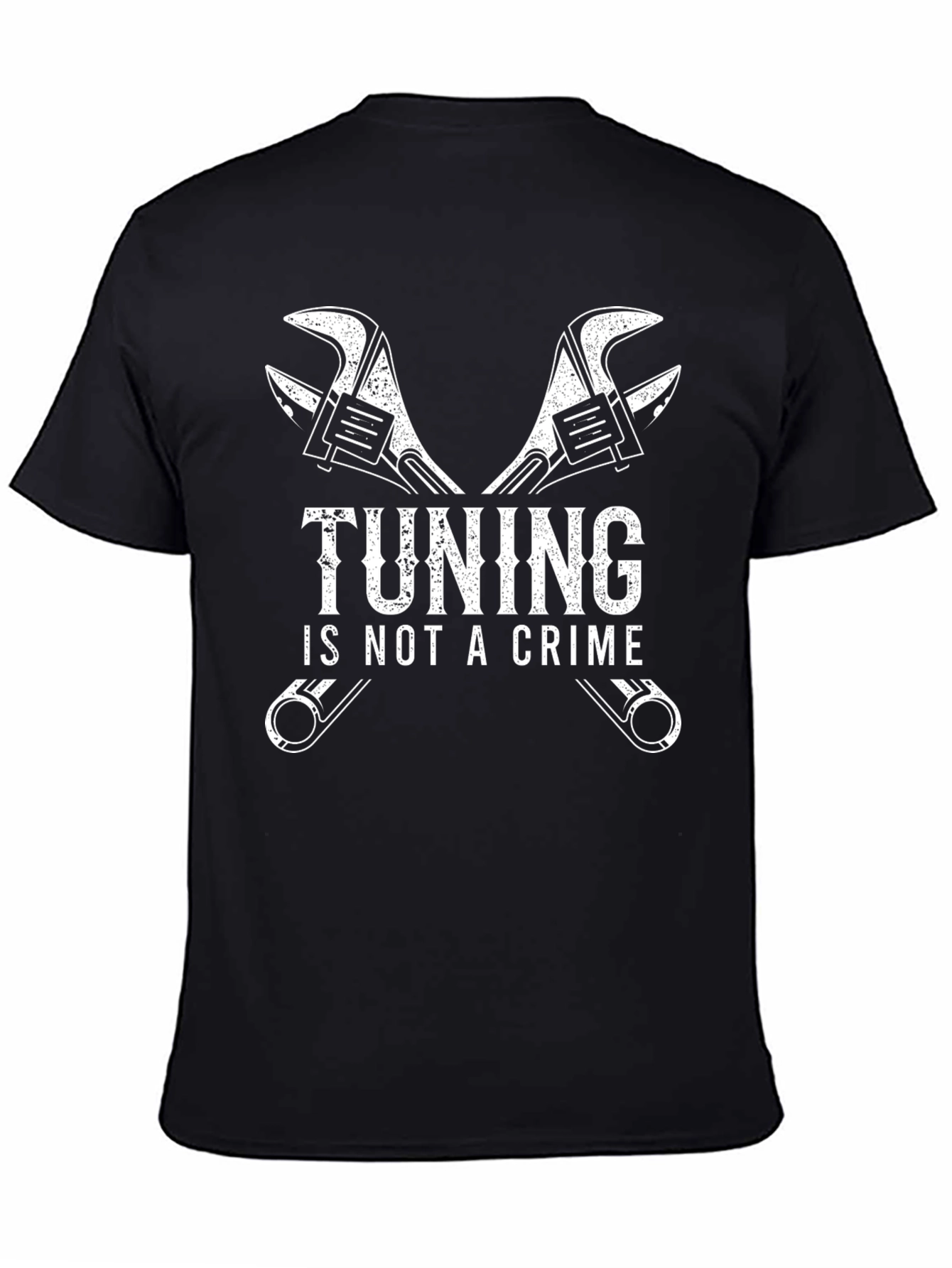 Tuning Is Not A Crime Mechanic Wrench T-Shirt