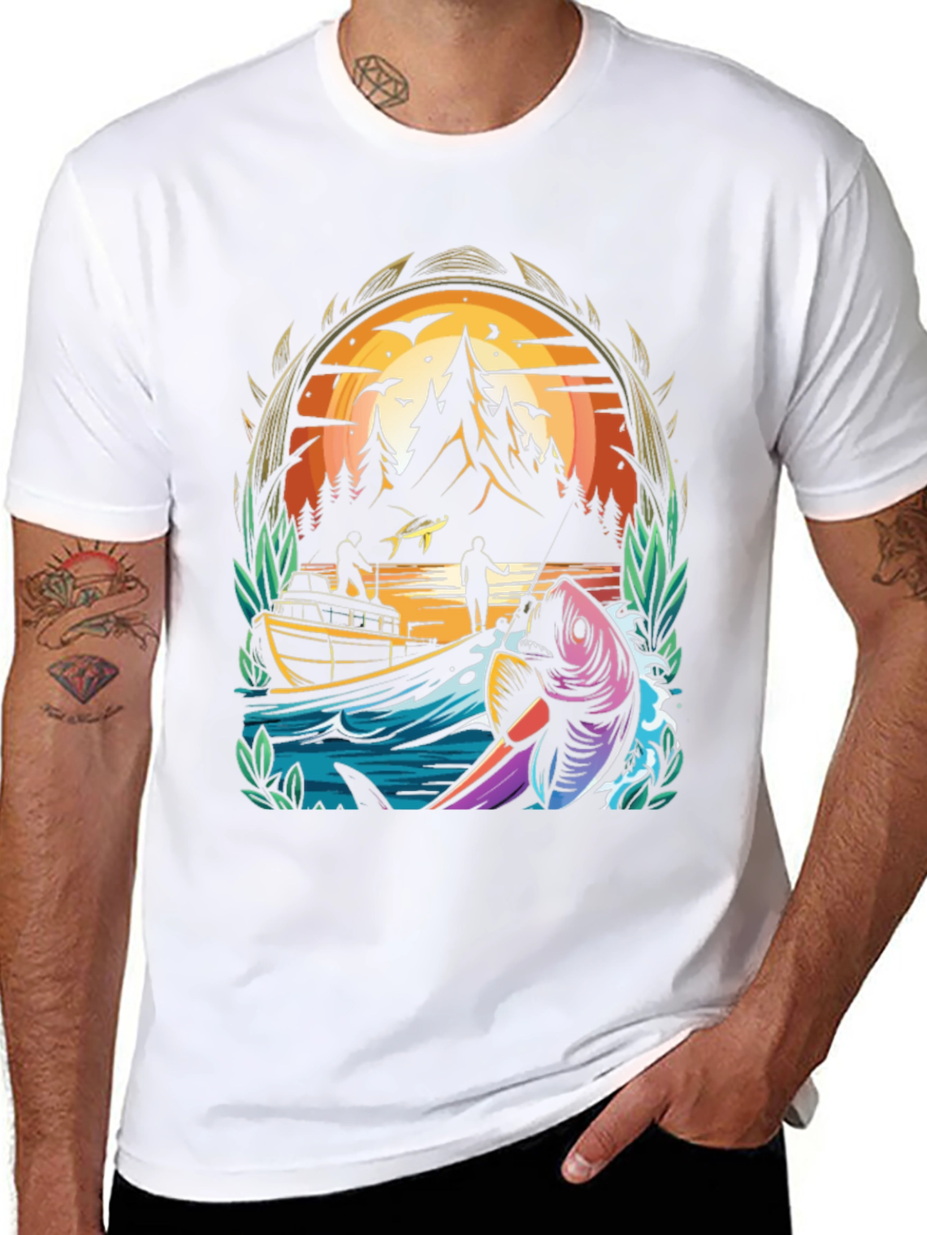 Fishing Adventure Graphic Tee