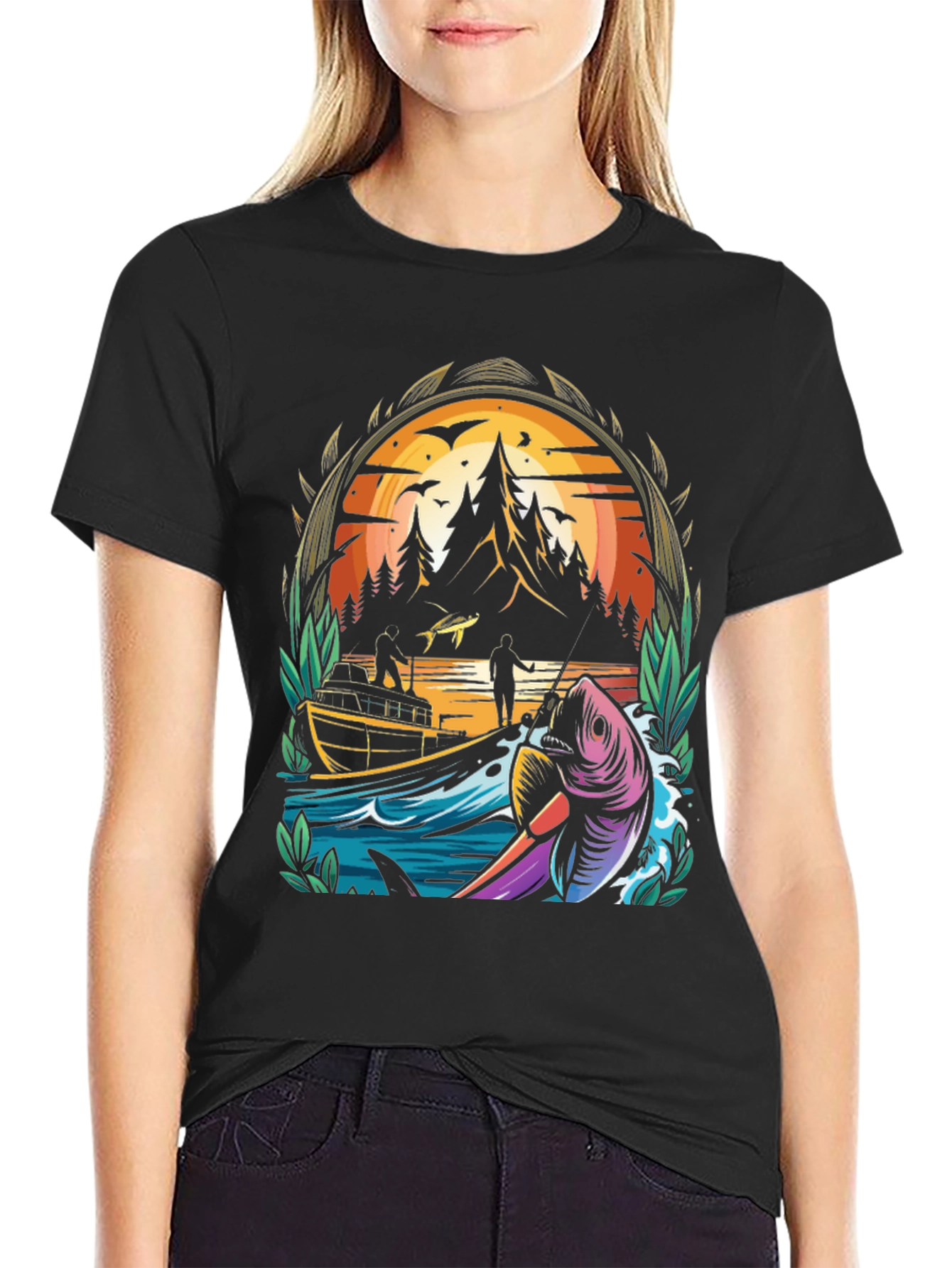 Fishing Adventure Graphic Tee