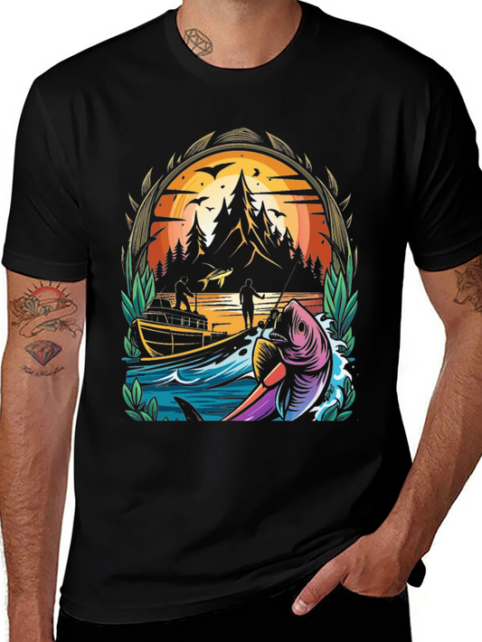 Fishing Adventure Graphic Tee