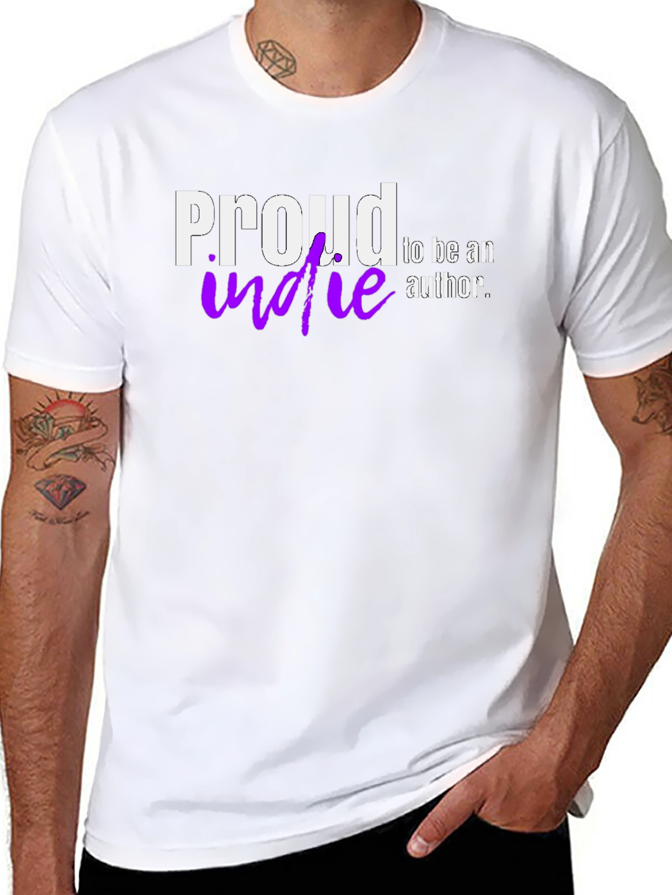 Proud Indie Author T-Shirt - Black
