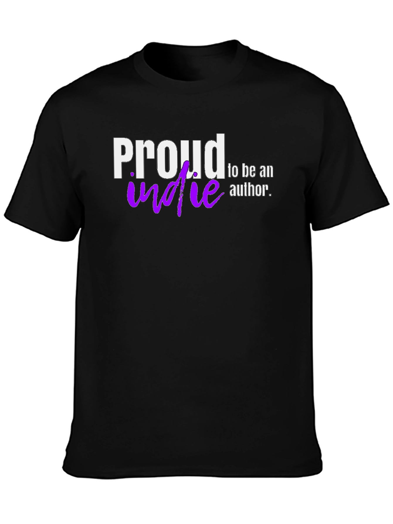 Proud Indie Author T-Shirt - Black