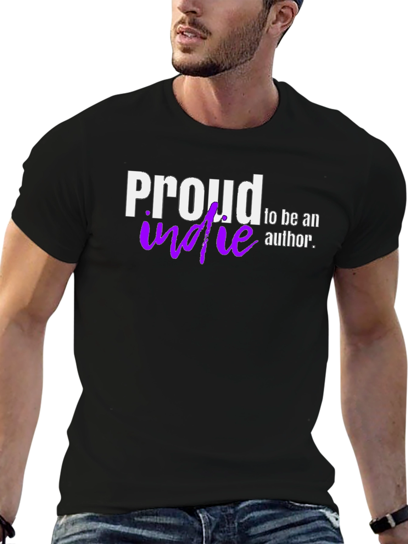 Proud Indie Author T-Shirt - Black