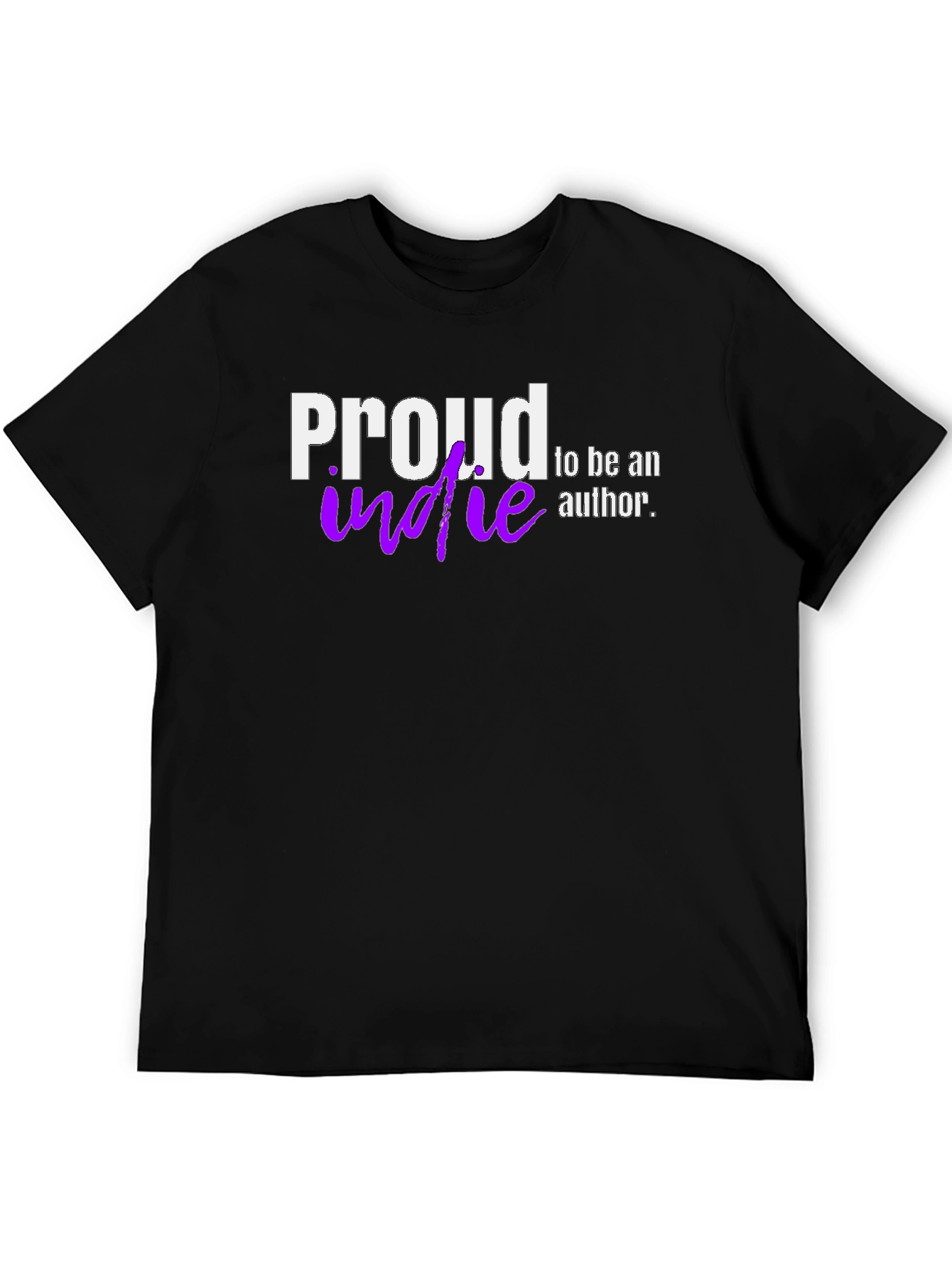 Proud Indie Author T-Shirt - Black