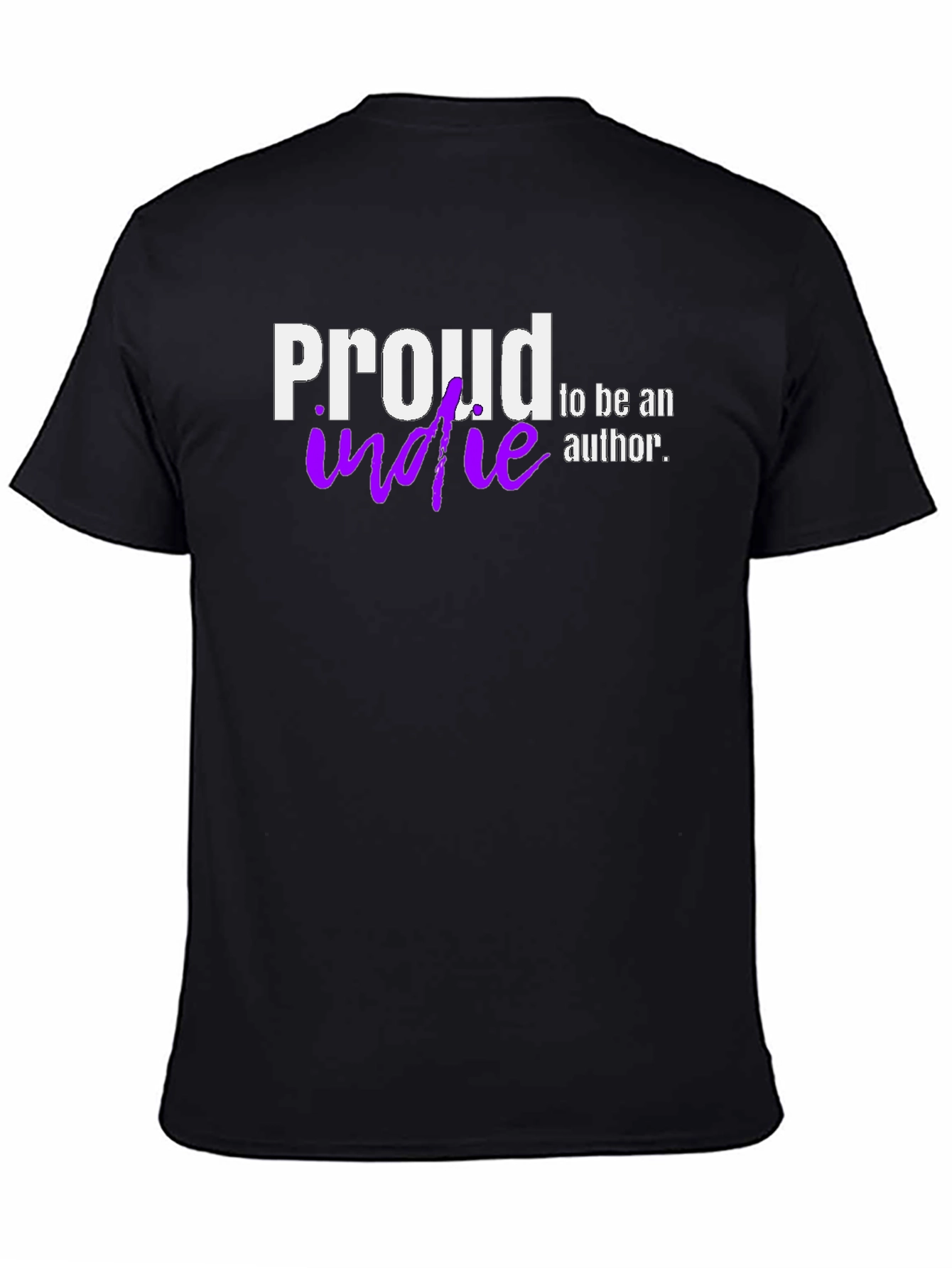Proud Indie Author T-Shirt - Black