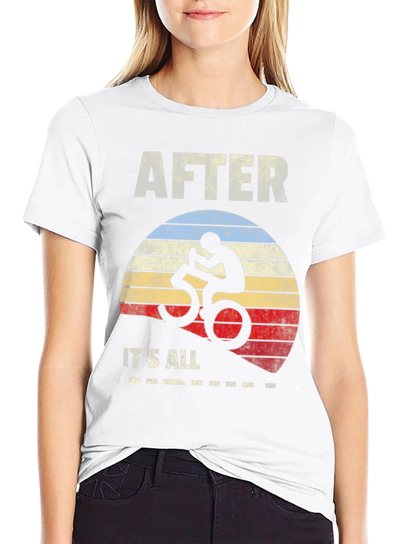 After 50 Its All Downhill T-Shirt