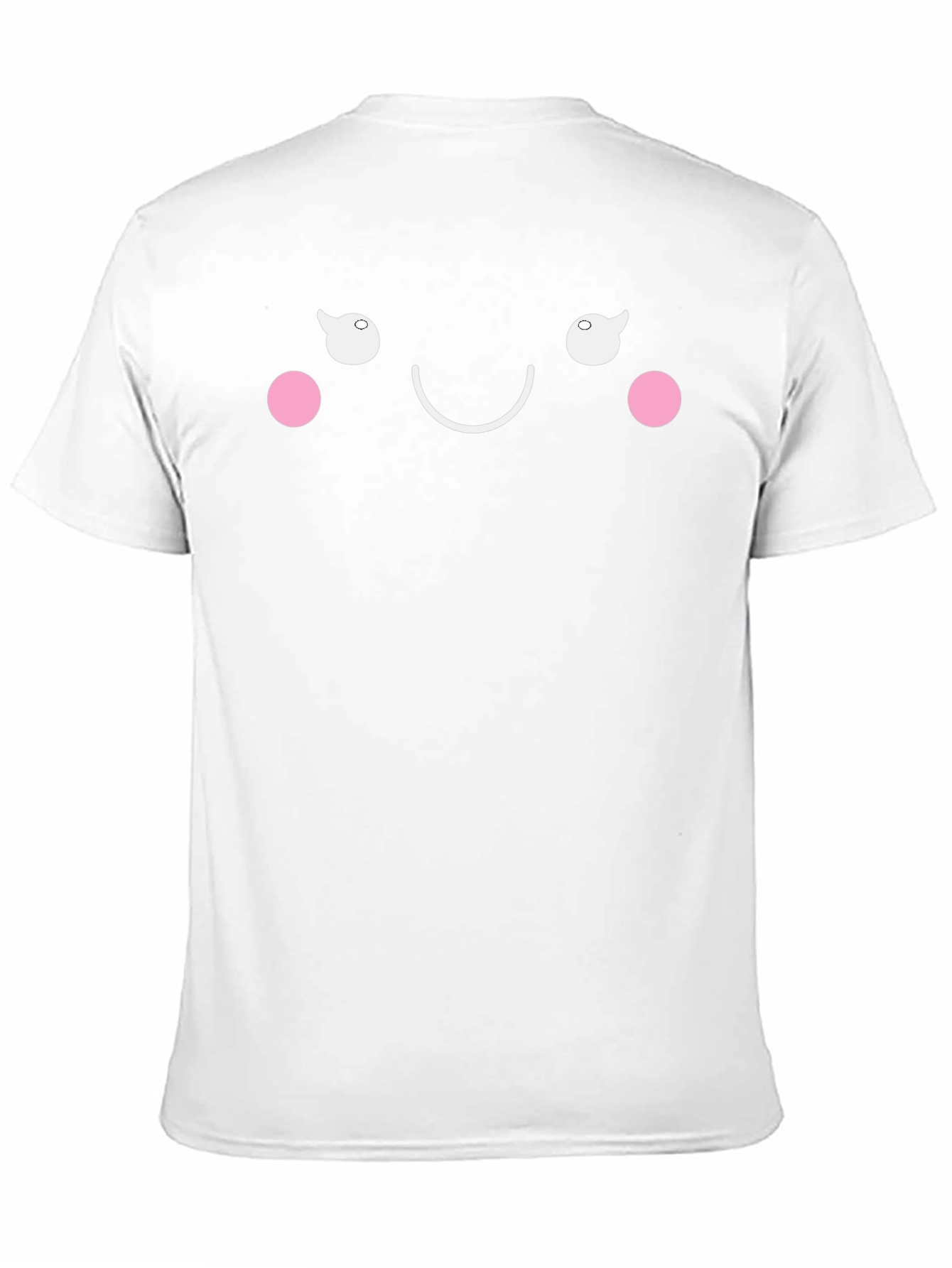 Kawaii Face Black T-Shirt - Express Your Happy Mood!