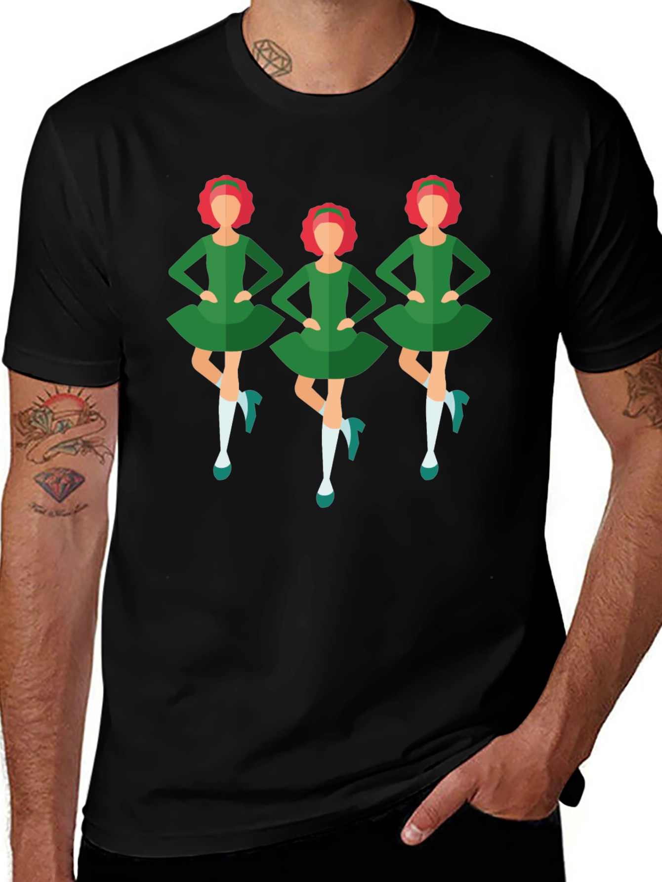 Irish Dancers Graphic T-Shirt