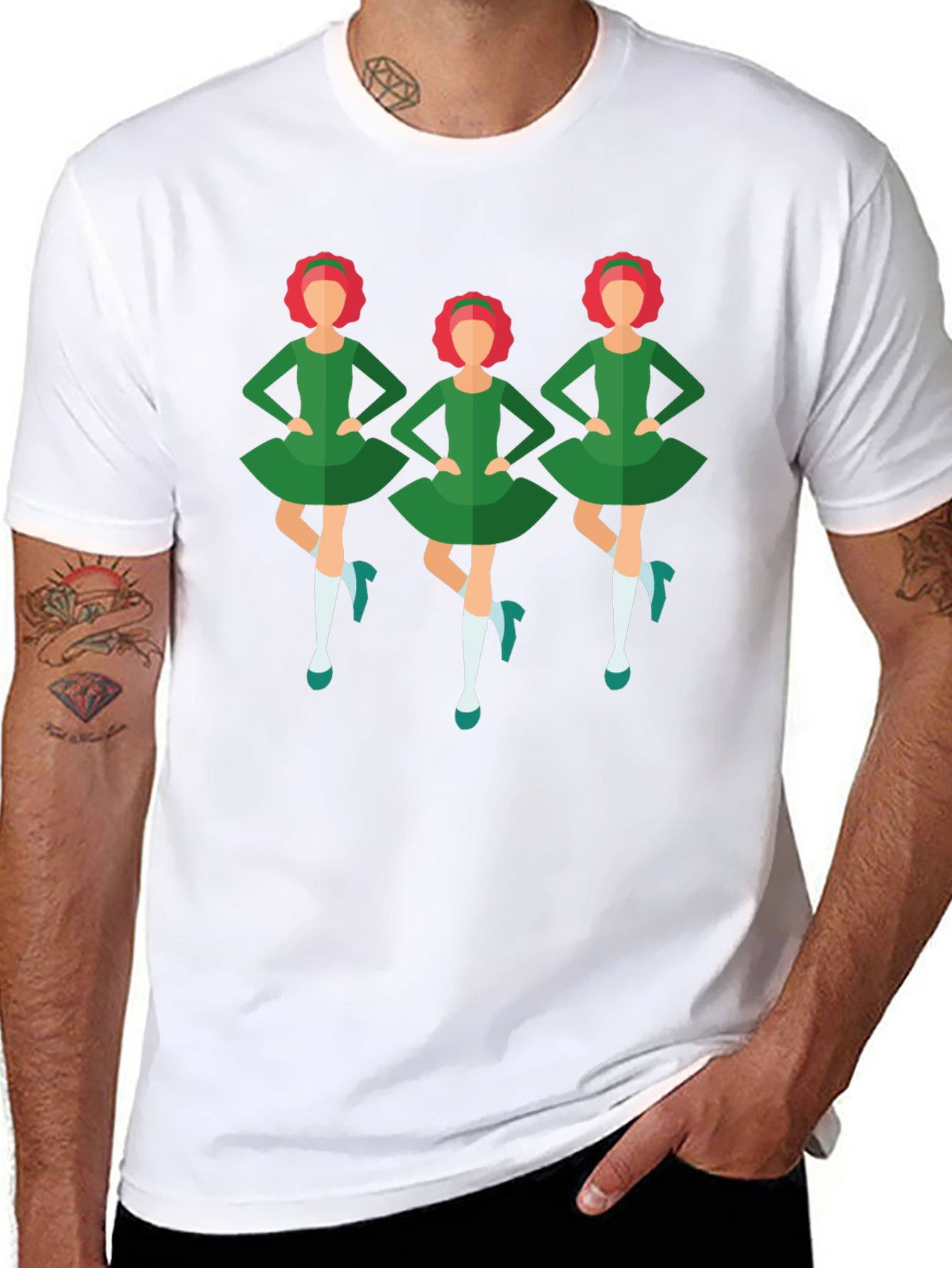 Irish Dancers Graphic T-Shirt