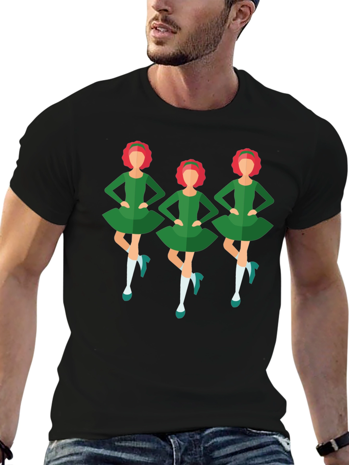Irish Dancers Graphic T-Shirt