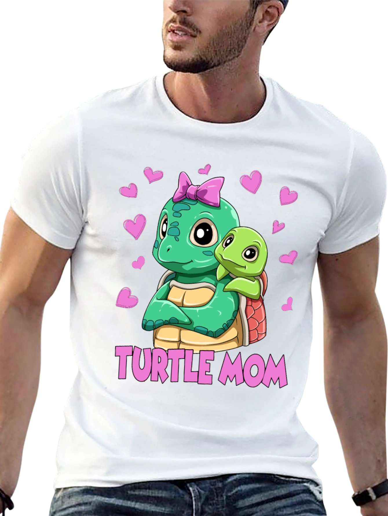 Turtle Mom Graphic Tee - Cute Mothers Day Shirt