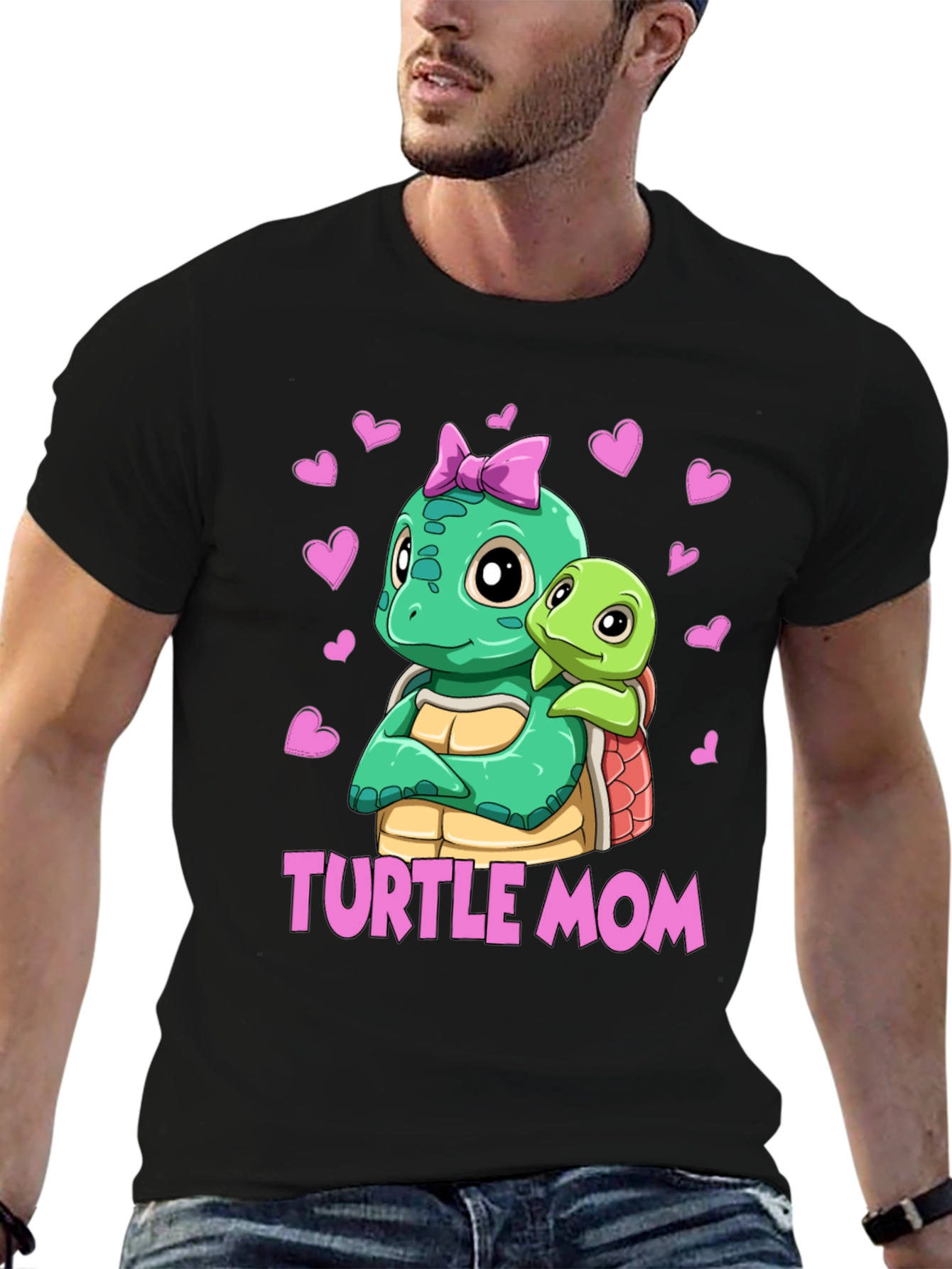 Turtle Mom Graphic Tee - Cute Mothers Day Shirt