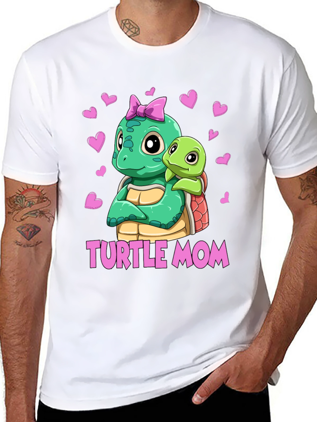 Turtle Mom Graphic Tee - Cute Mothers Day Shirt