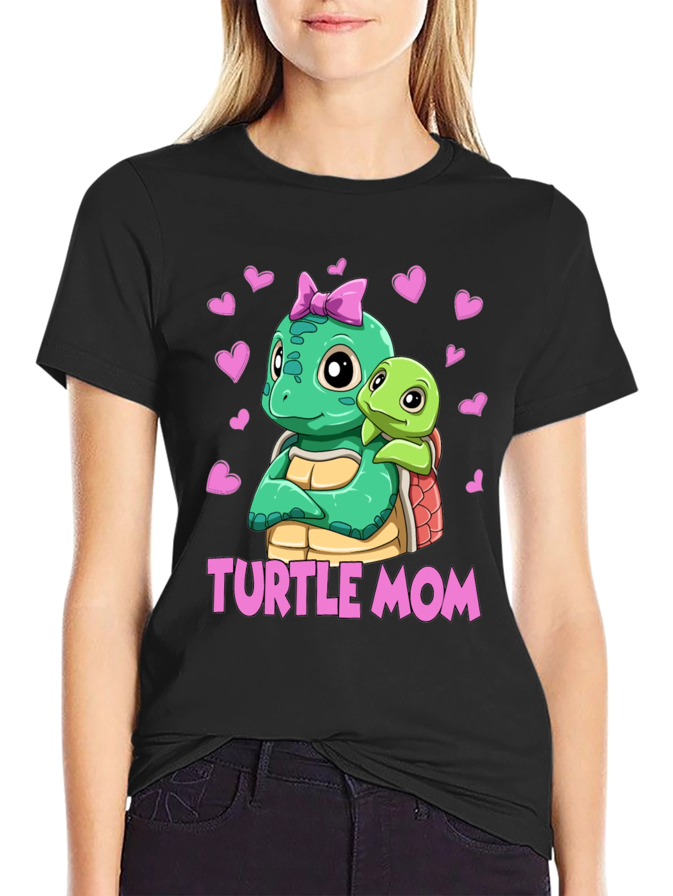 Turtle Mom Graphic Tee - Cute Mothers Day Shirt