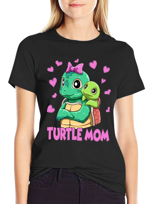 Turtle Mom Graphic Tee - Cute Mothers Day Shirt