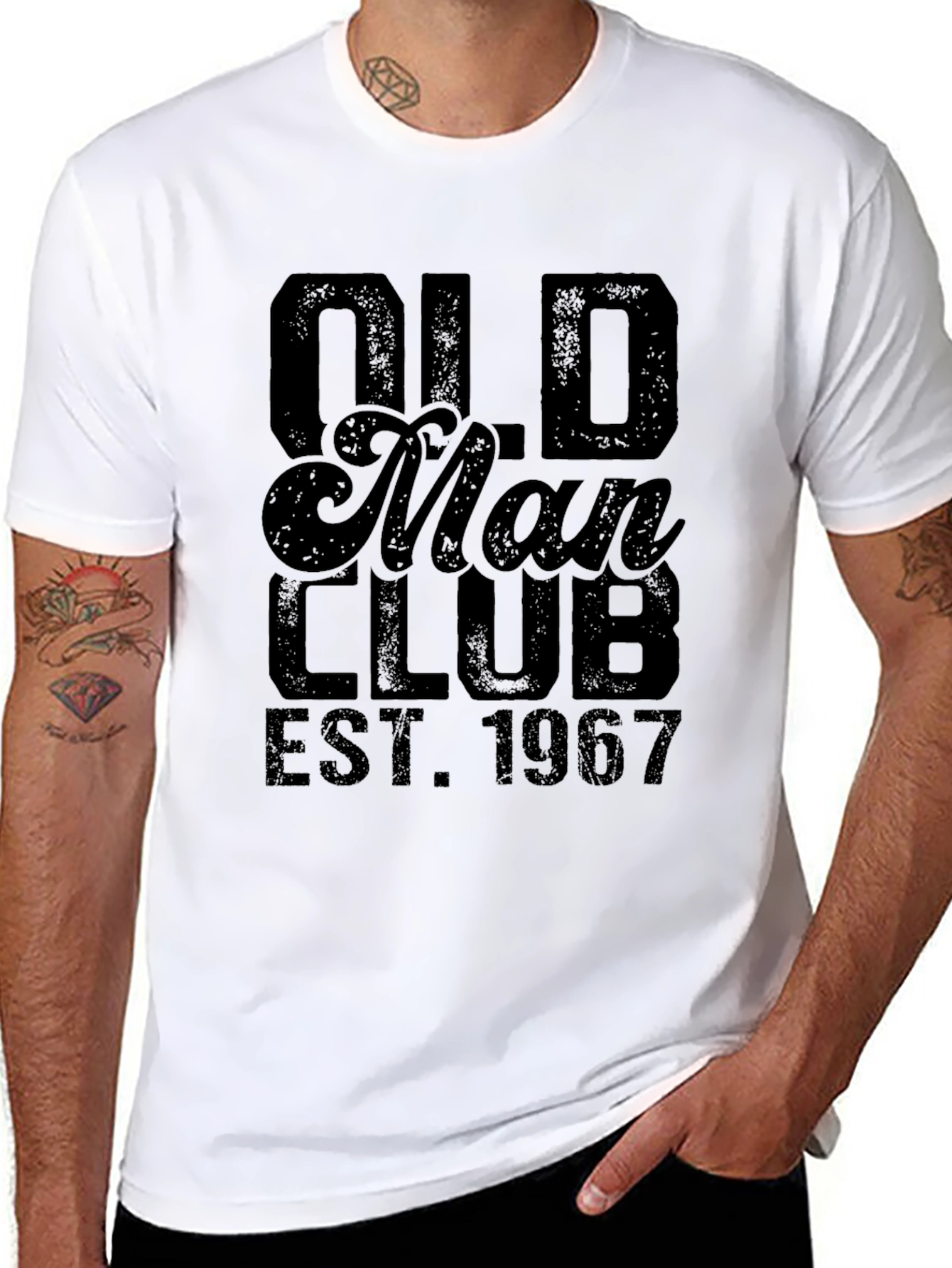 Old Man Club 1967 Black T-Shirt
