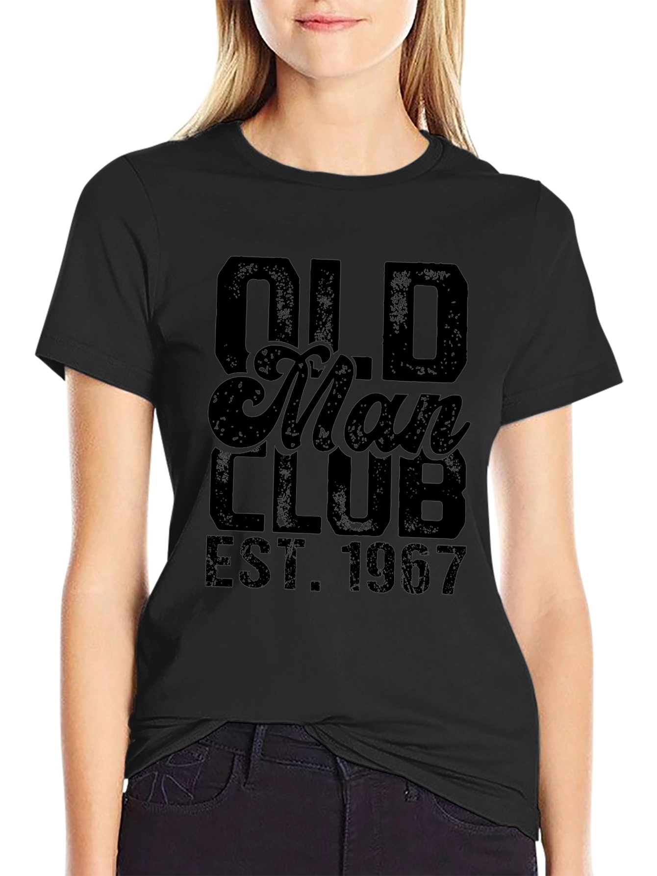 Old Man Club 1967 Black T-Shirt