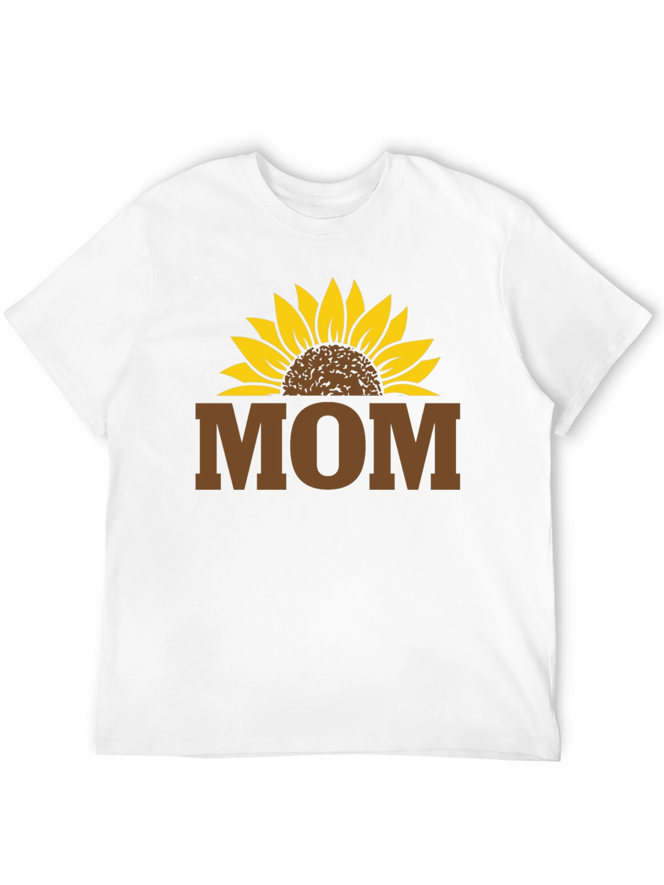 Sunflower Mom T-Shirt - Black Graphic Tee