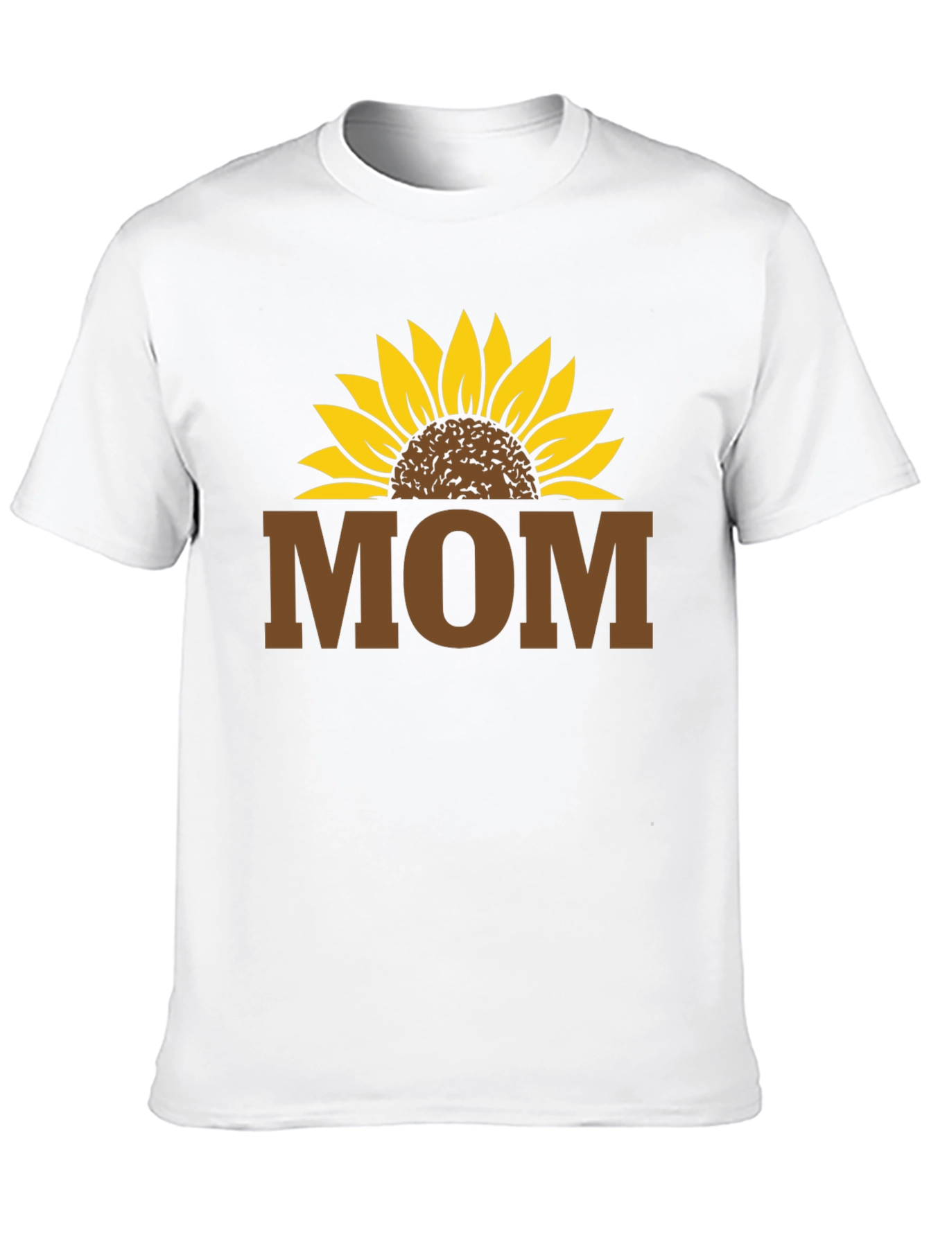 Sunflower Mom T-Shirt - Black Graphic Tee