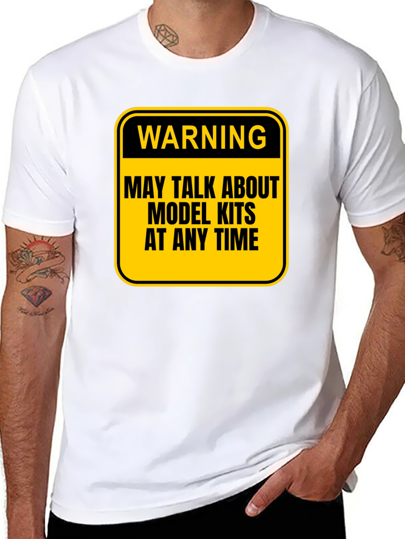 Model Kit Warning T-Shirt