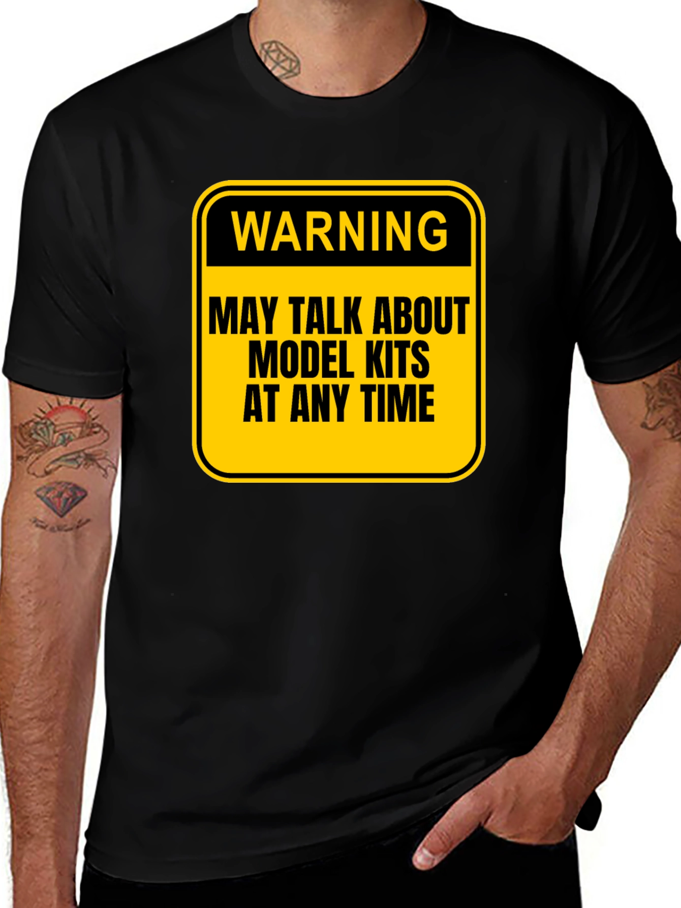 Model Kit Warning T-Shirt