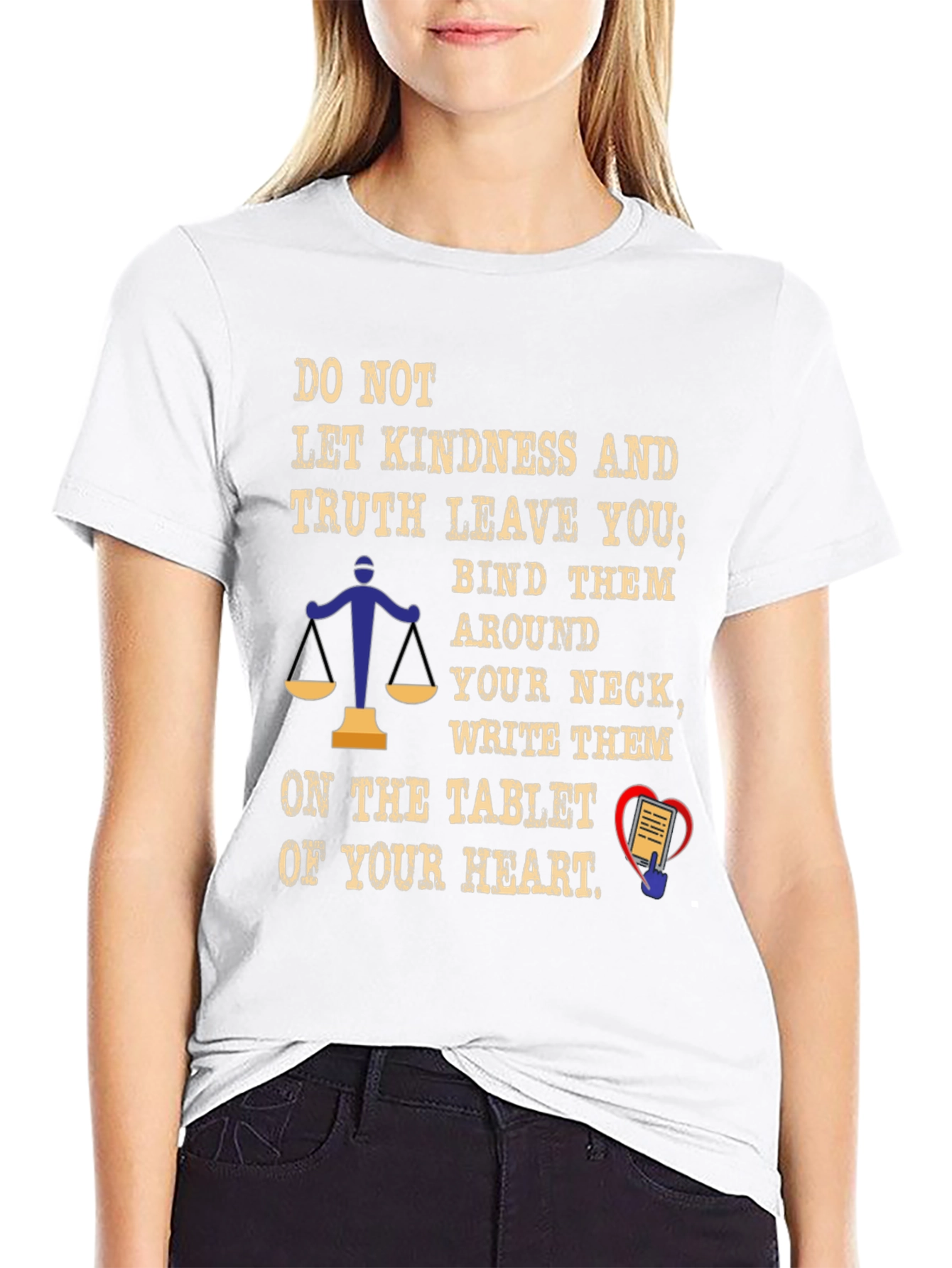Kindness & Truth Graphic Tee - Unisex Black T-Shirt