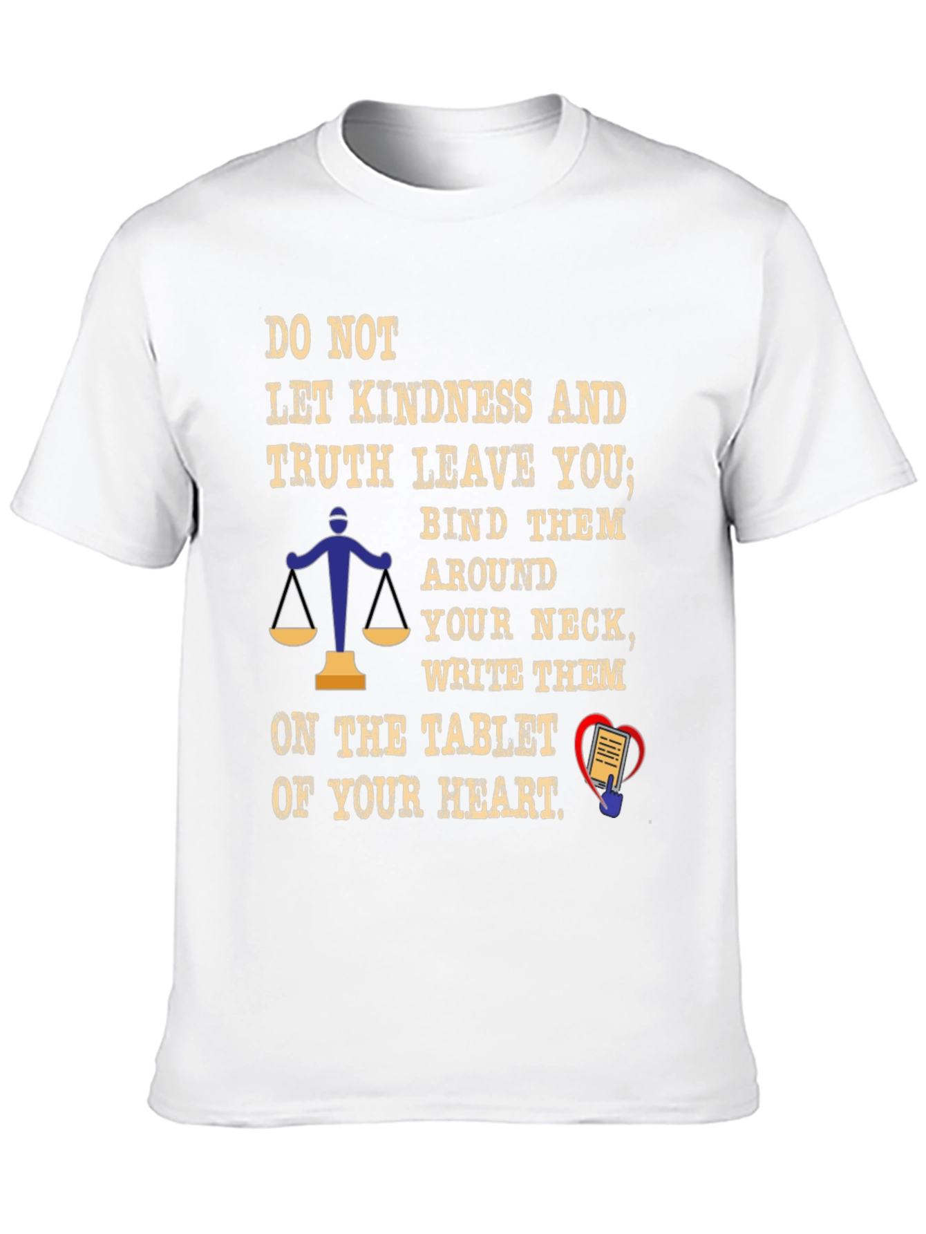 Kindness & Truth Graphic Tee - Unisex Black T-Shirt