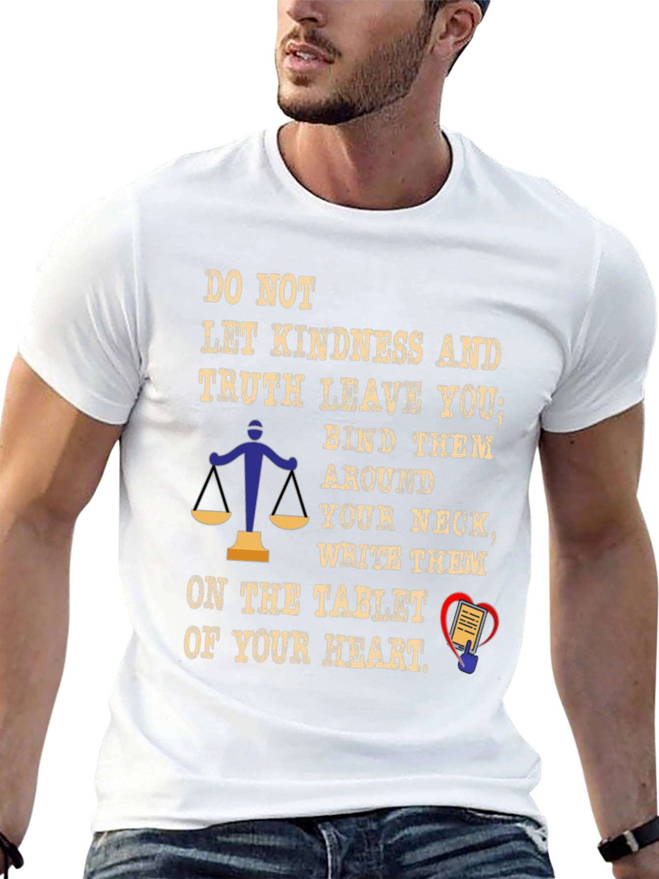 Kindness & Truth Graphic Tee - Unisex Black T-Shirt