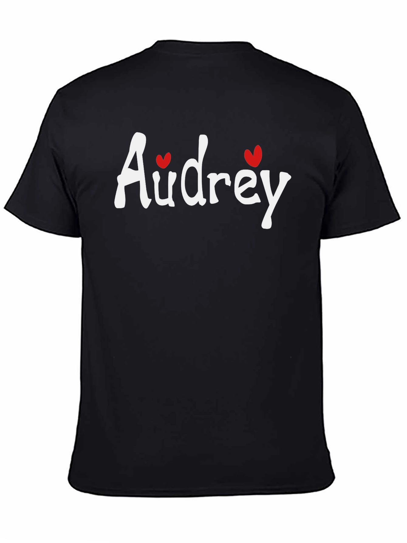 Audrey Heart Graphic Black T-Shirt