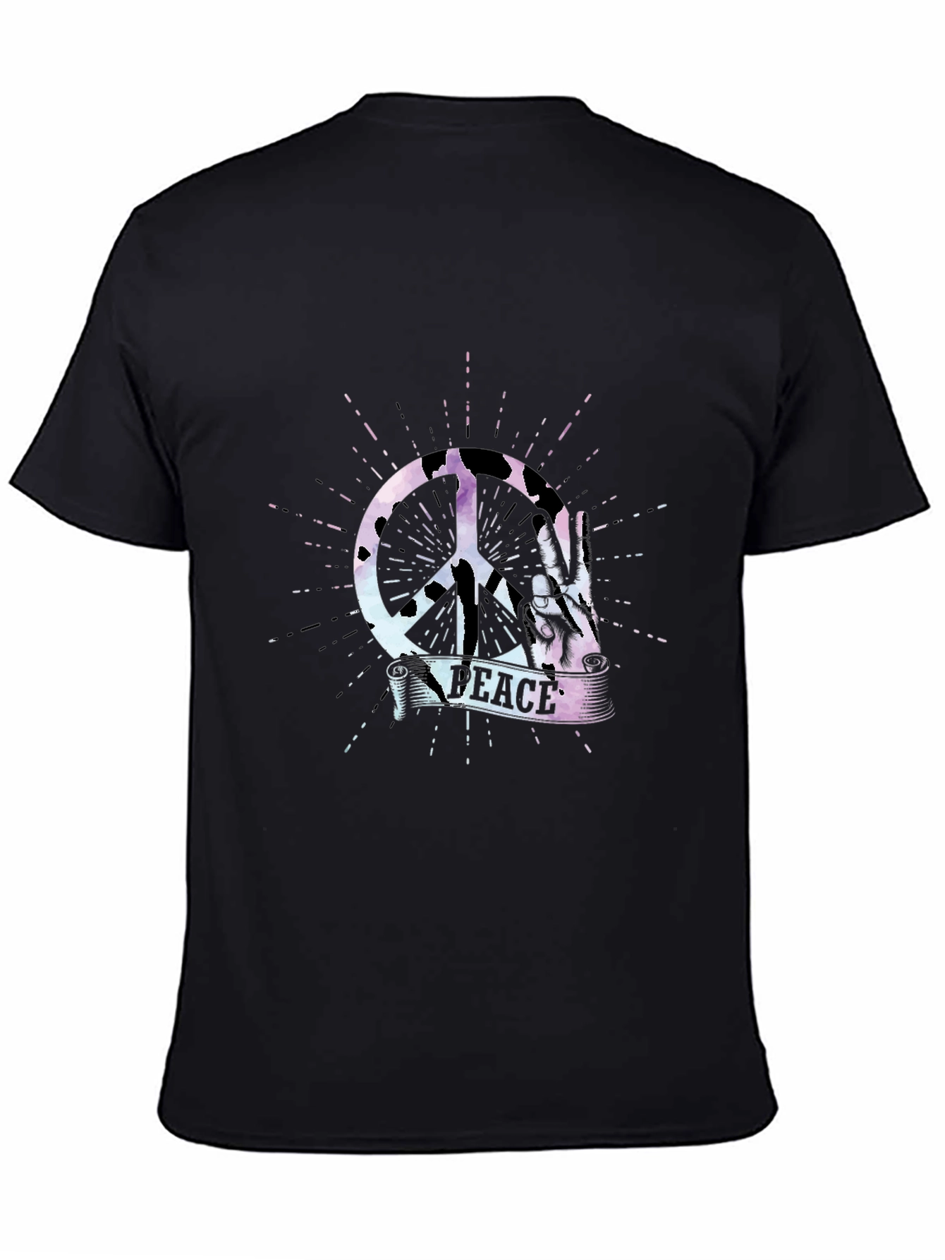 Peace Sign Graphic T-Shirt - Stylish Mens Tee