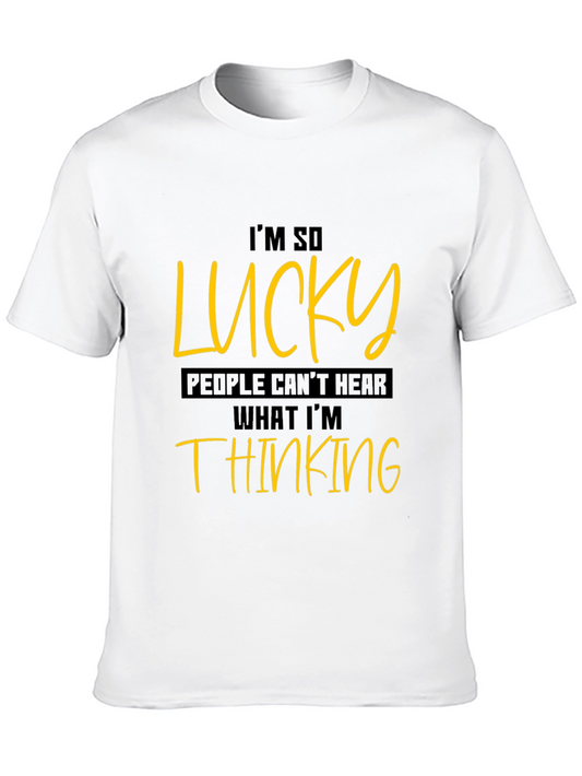 Lucky Statement Graphic Tee