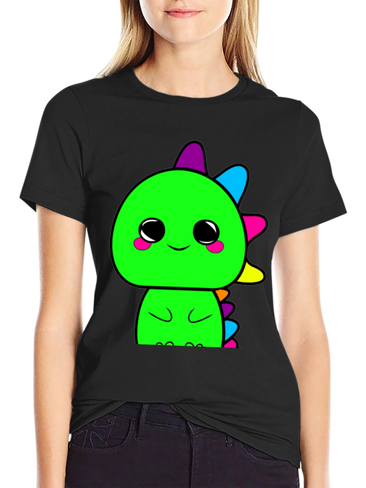 Cute Kawaii Dinosaur Graphic T-Shirt