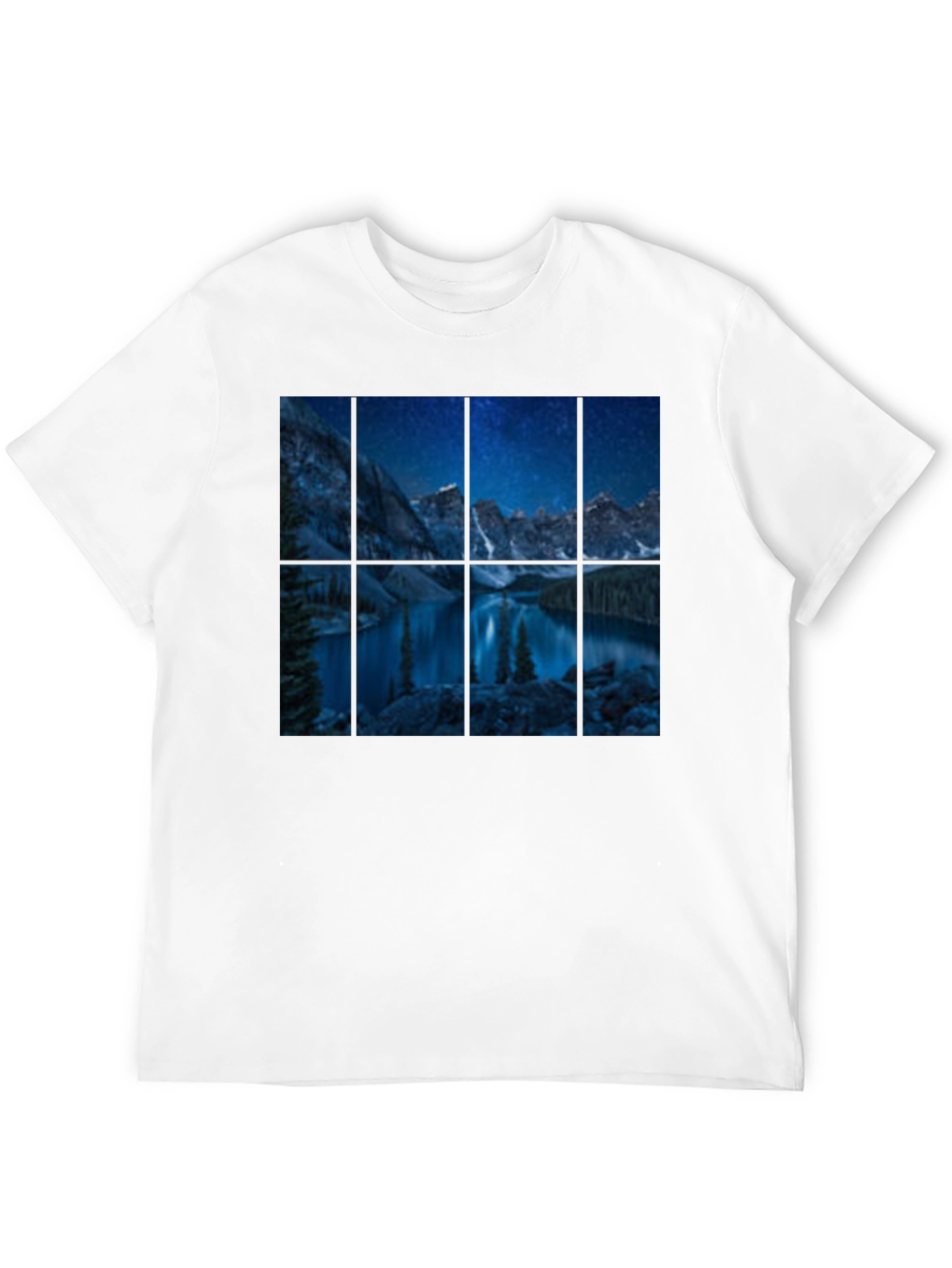 Night Lake Mountain Graphic Tee